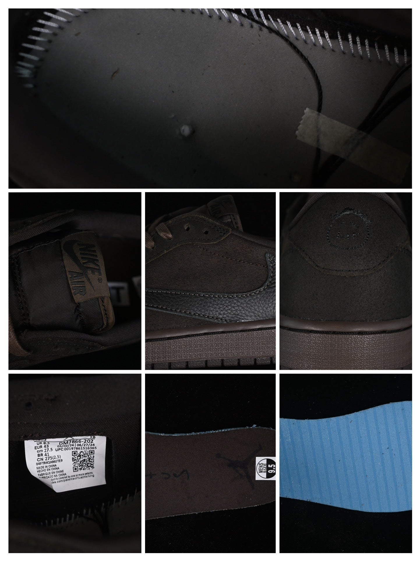 【LJR】Travis Scott x Jordan Air Jordan 1 Low OG“Velvet Brown”
