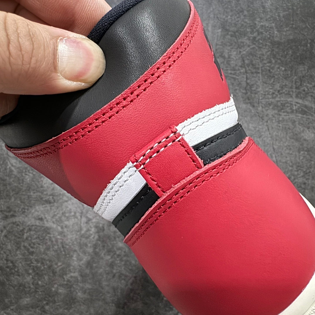 【LJR】Jordan Air Jordan 1 High OG“Black Toe Reimagined”