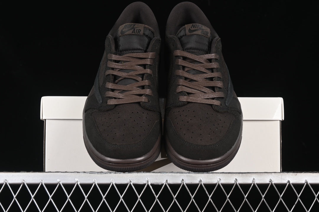 【LJR】Travis Scott x Jordan Air Jordan 1 Low OG“Velvet Brown”