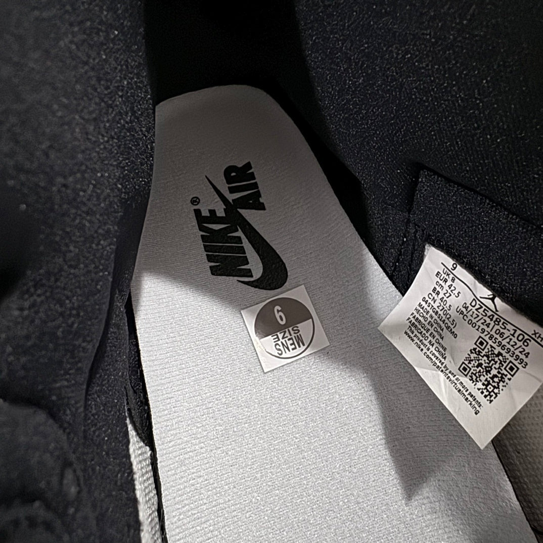 【LJR】Jordan Air Jordan 1 High OG“Black Toe Reimagined”