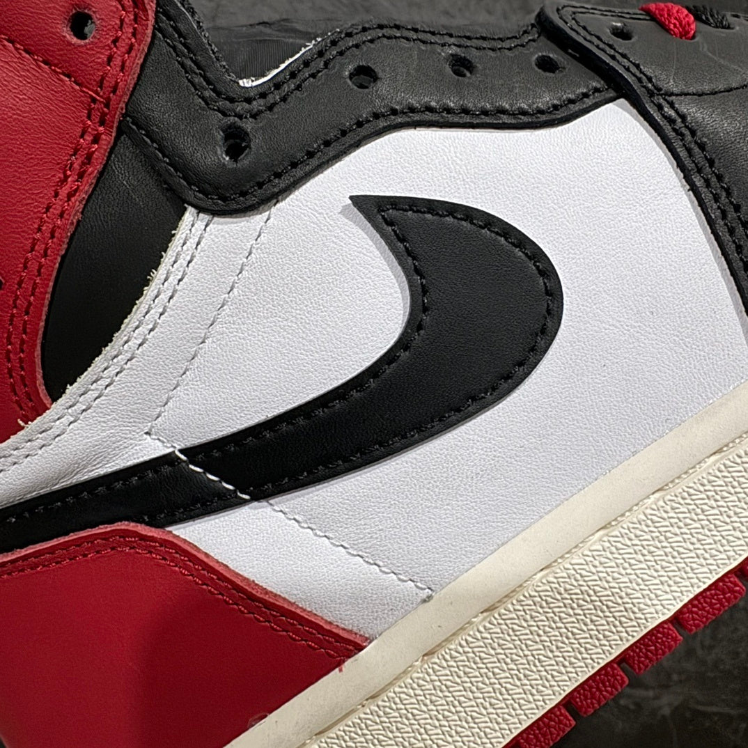 【LJR】Jordan Air Jordan 1 High OG“Black Toe Reimagined”