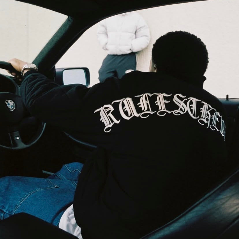 Corteiz Olde English Quilted Bomber Jacket