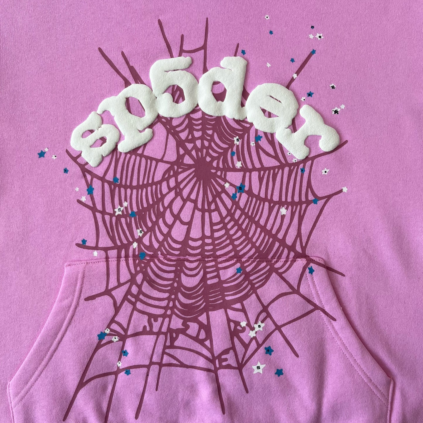 Sp5der OG Web Hoodie Pink