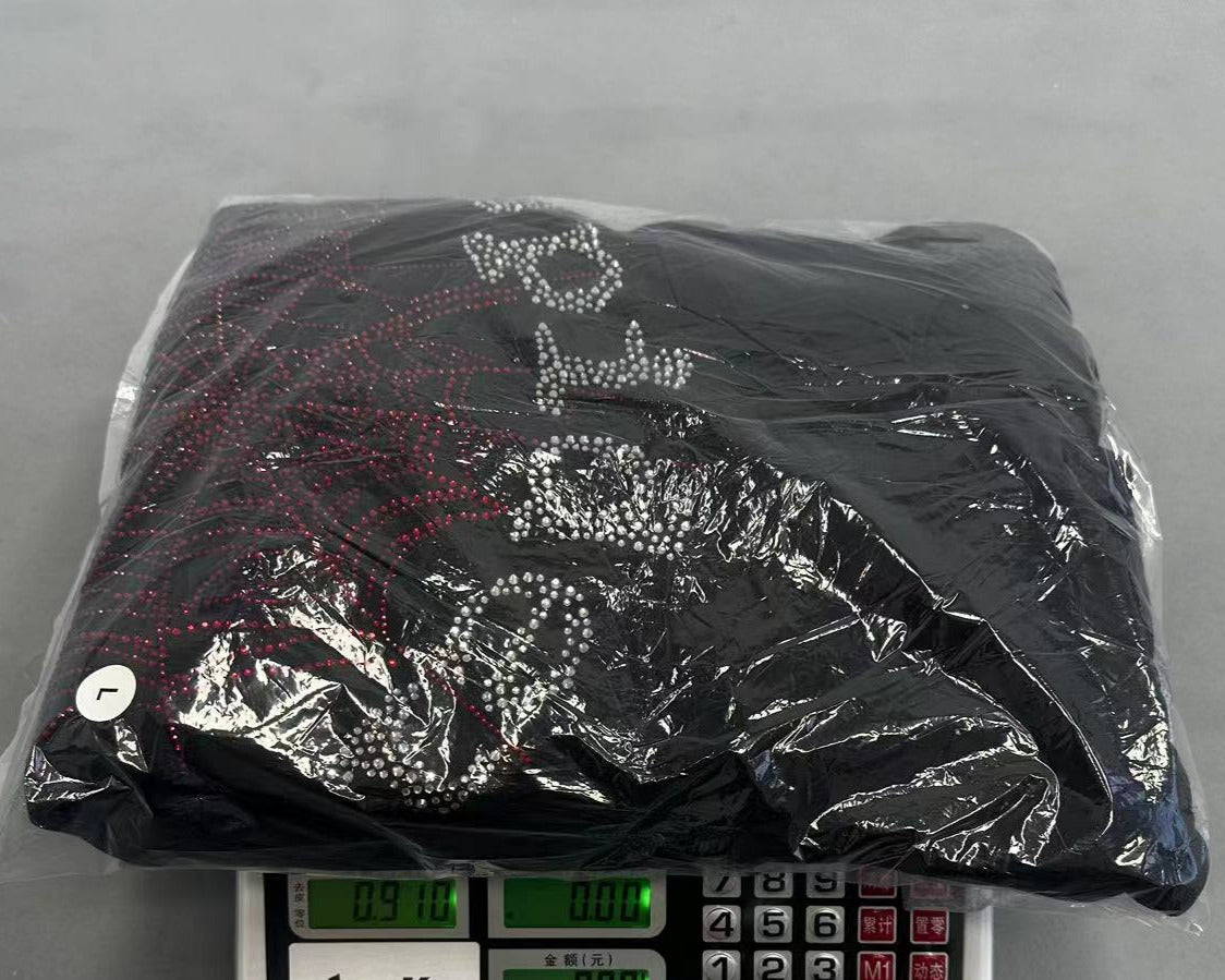 Sp5der OG Rhinestone Logo Hoodie