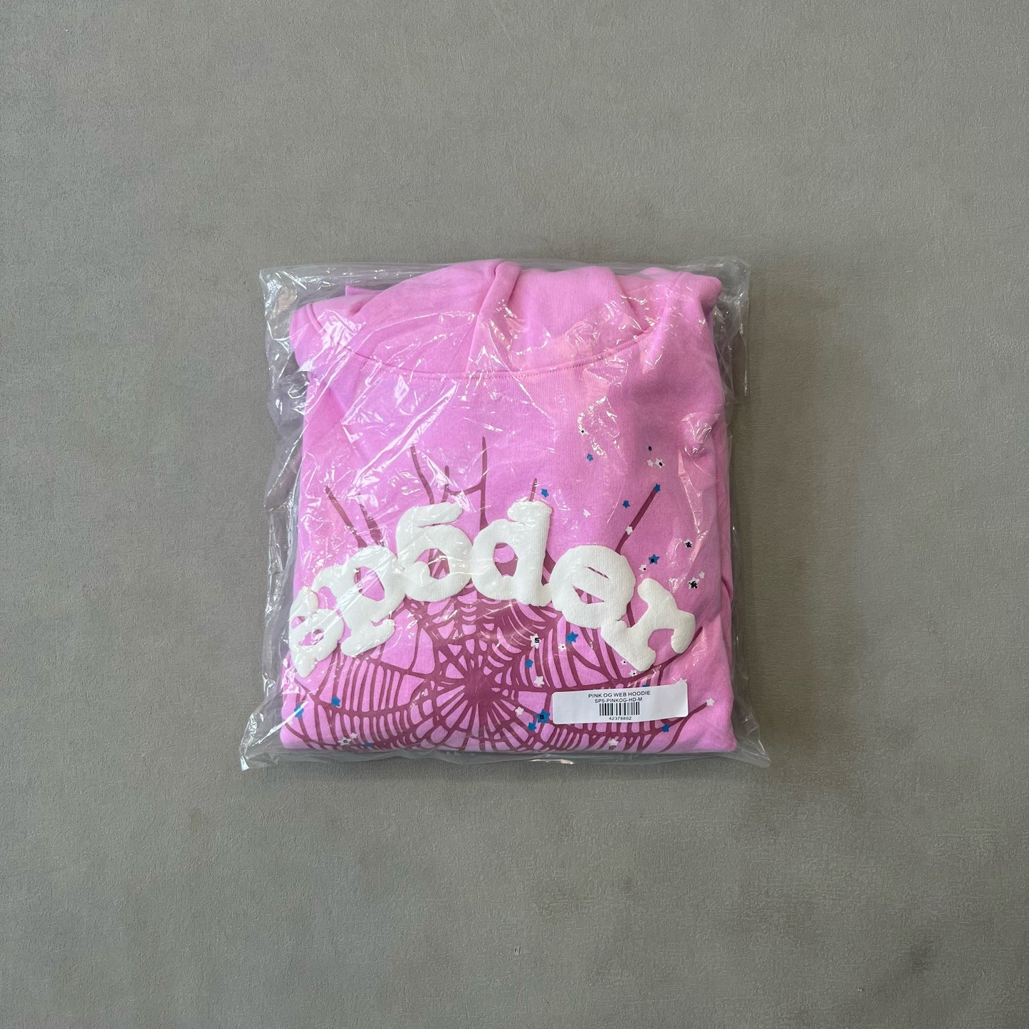 Sp5der OG Web Hoodie Pink