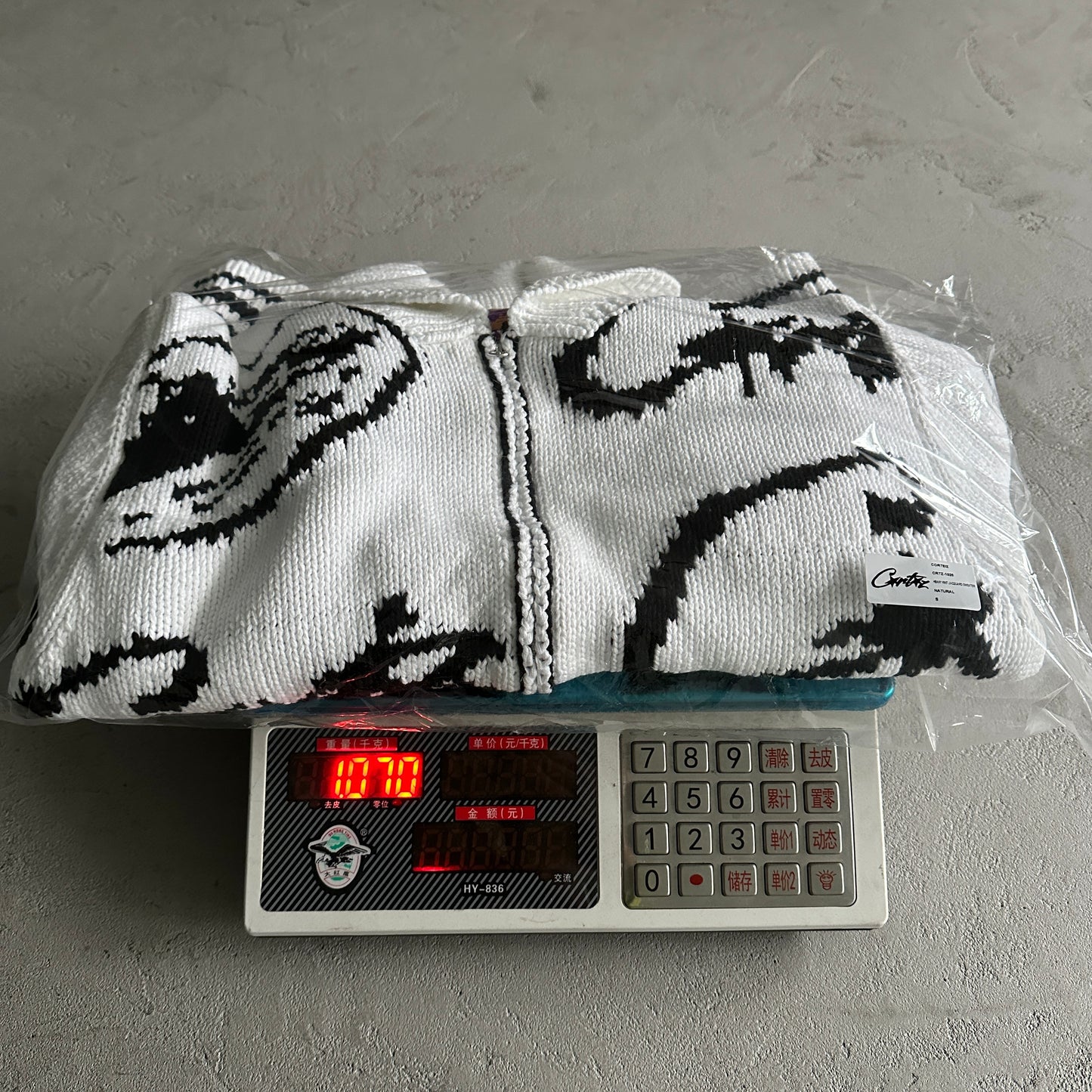 Crteiz VVS Jacquard Knit Zip