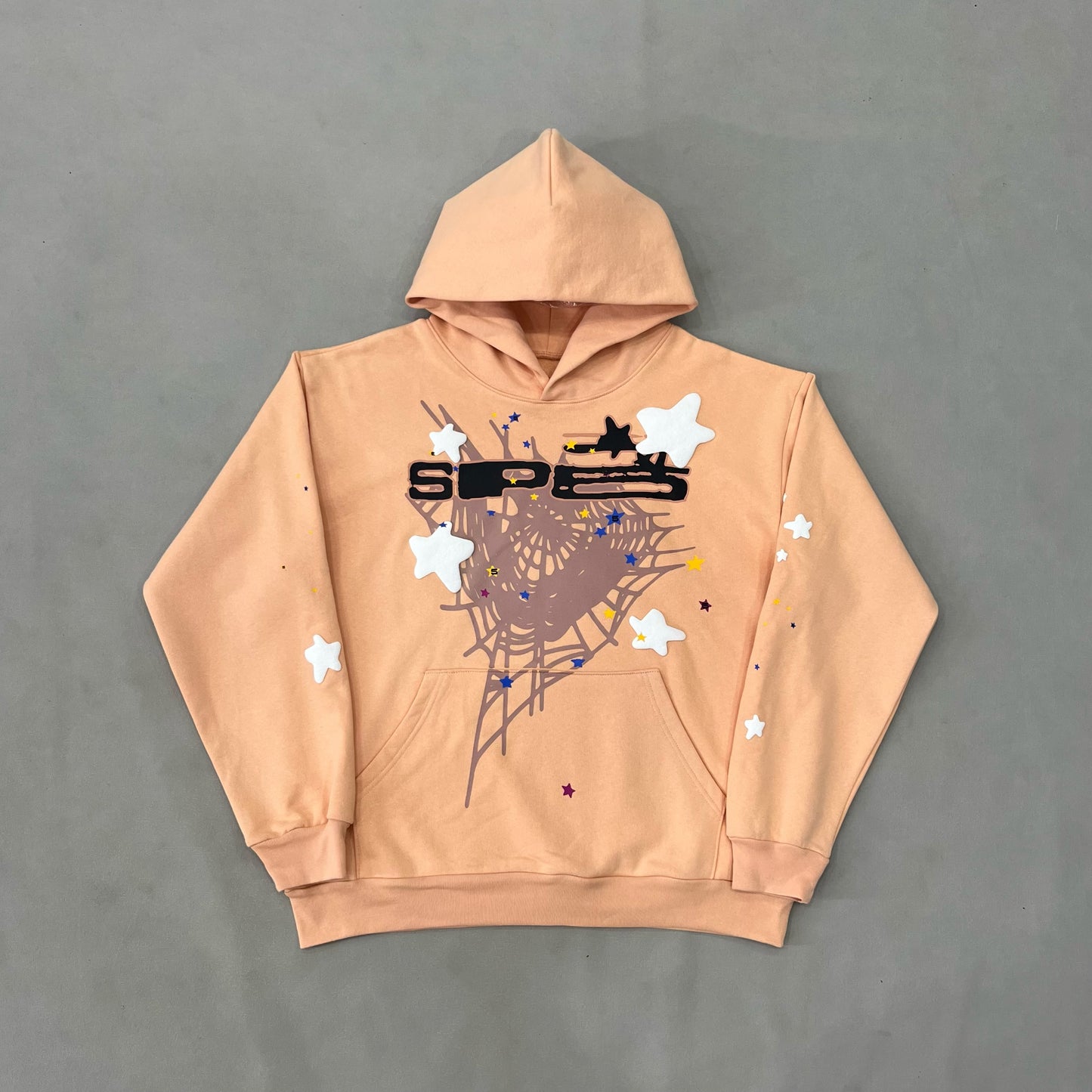 SP5DER YELLOW PEACH HOODIE