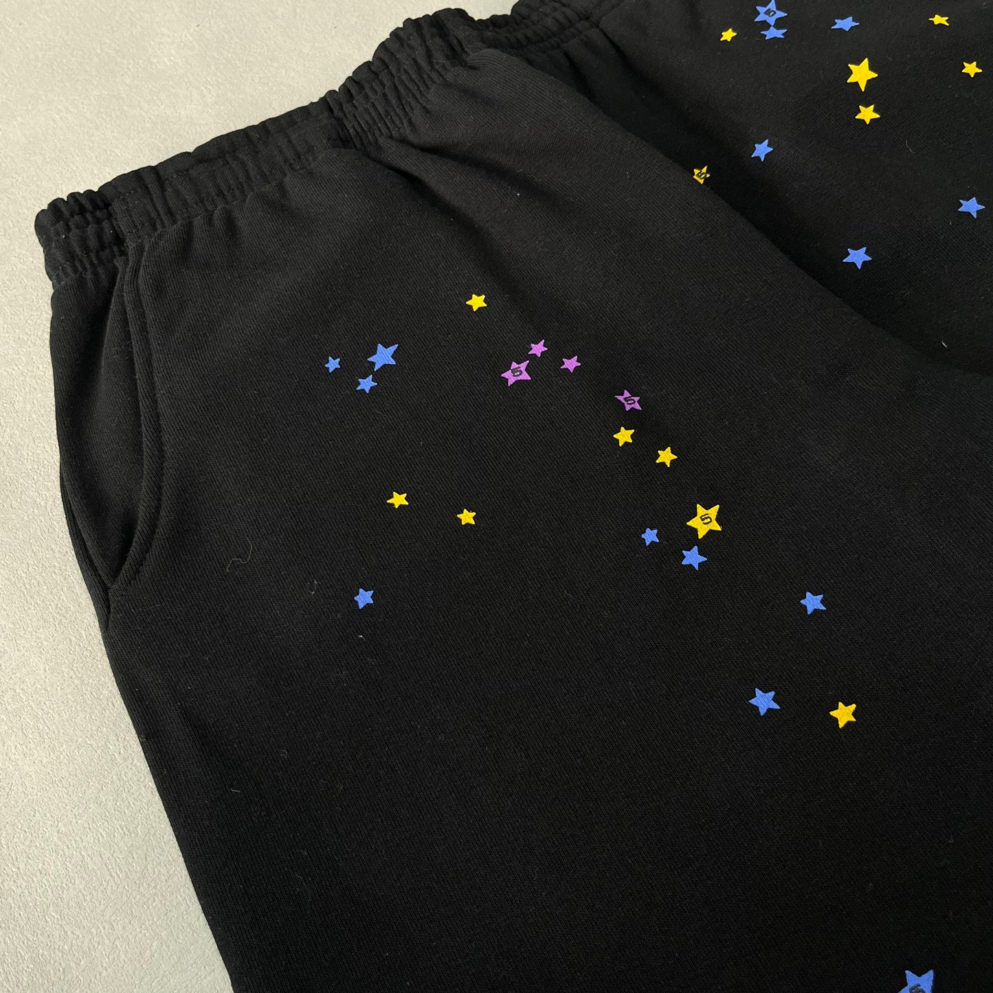 Sp5der Sweatpants Black Pink