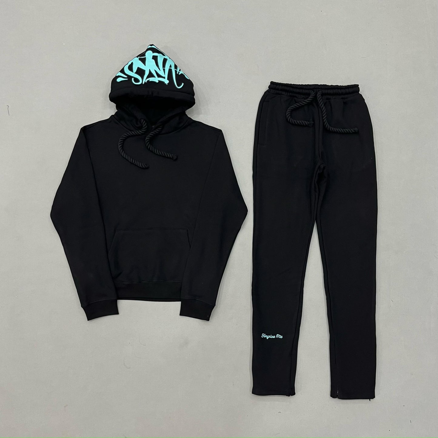 SYNA Tracksuit CYAN/BLACK