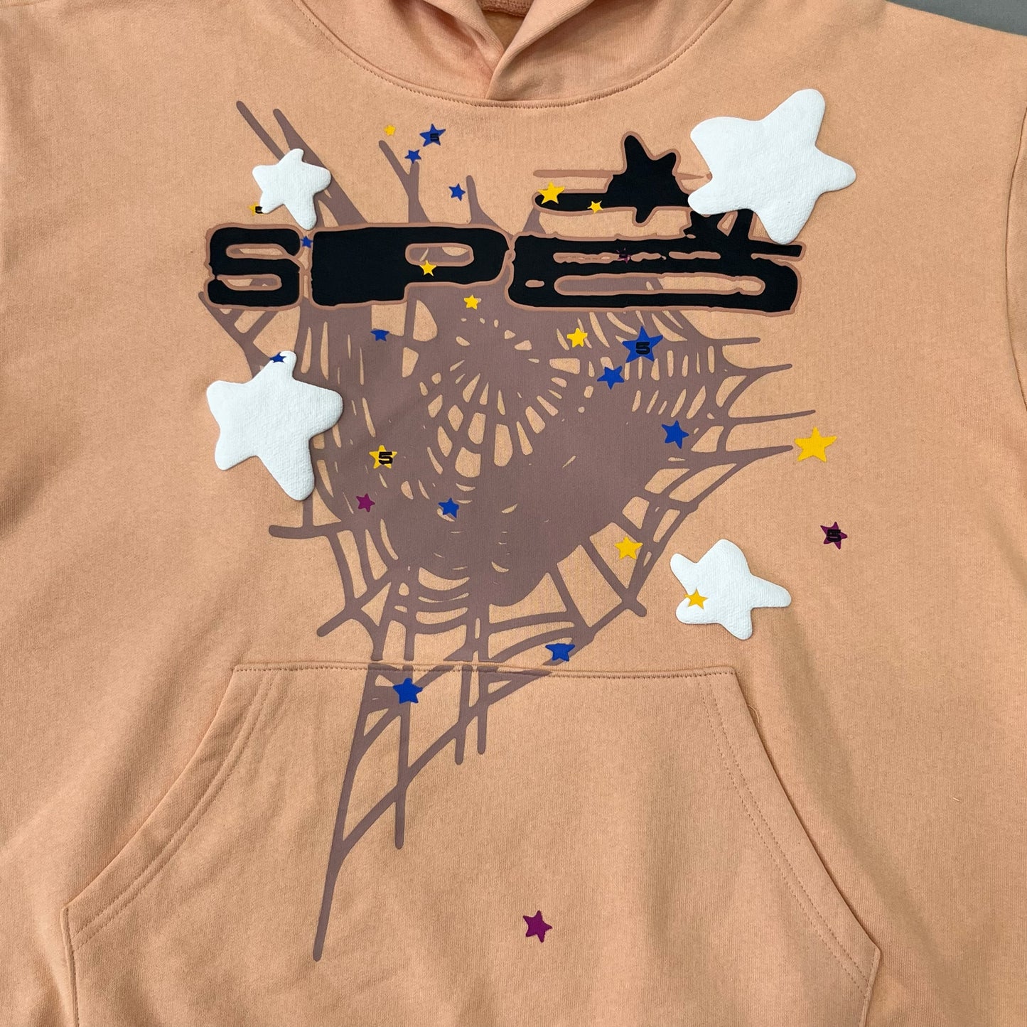 SP5DER YELLOW PEACH HOODIE