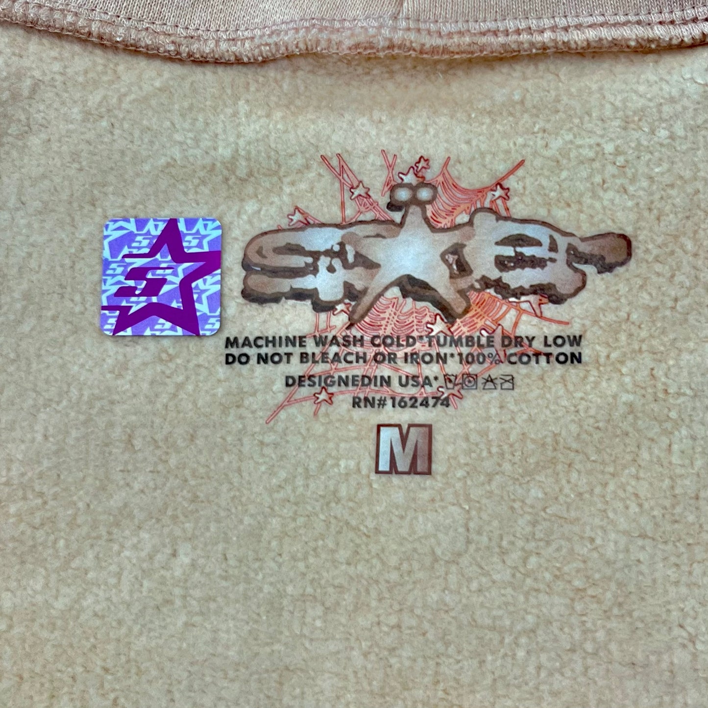 SP5DER YELLOW PEACH HOODIE
