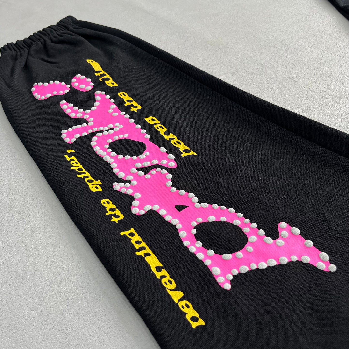 Sp5der Sweatpants Black Pink