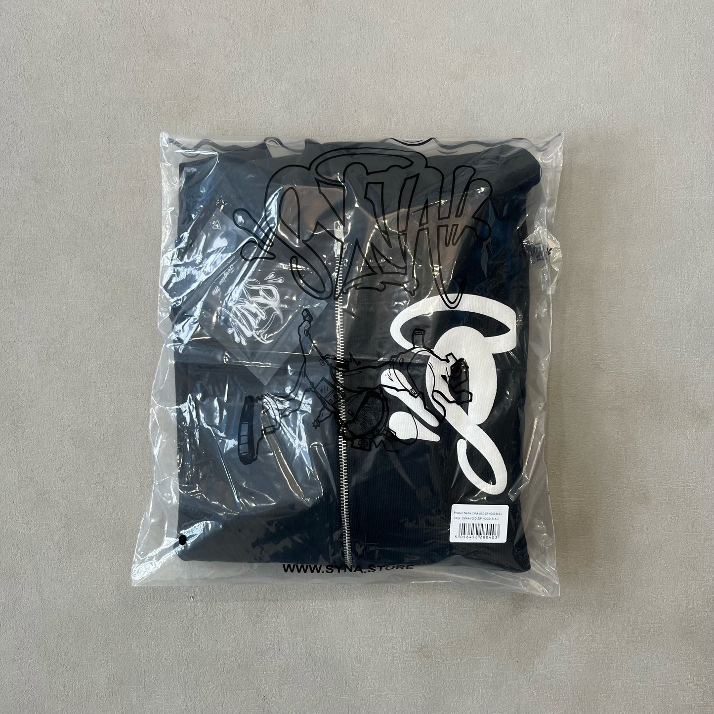 SYNA-VOID-ZIP-HOOD-BLACK