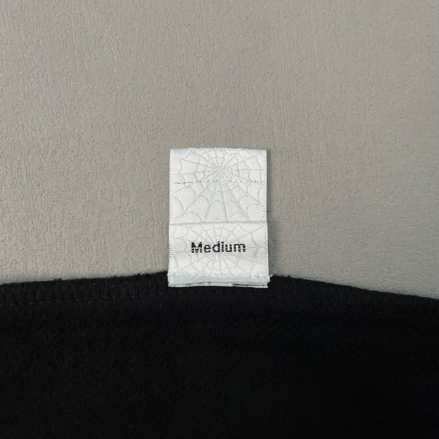 Sp5der OG Web Hoodie Black+White
