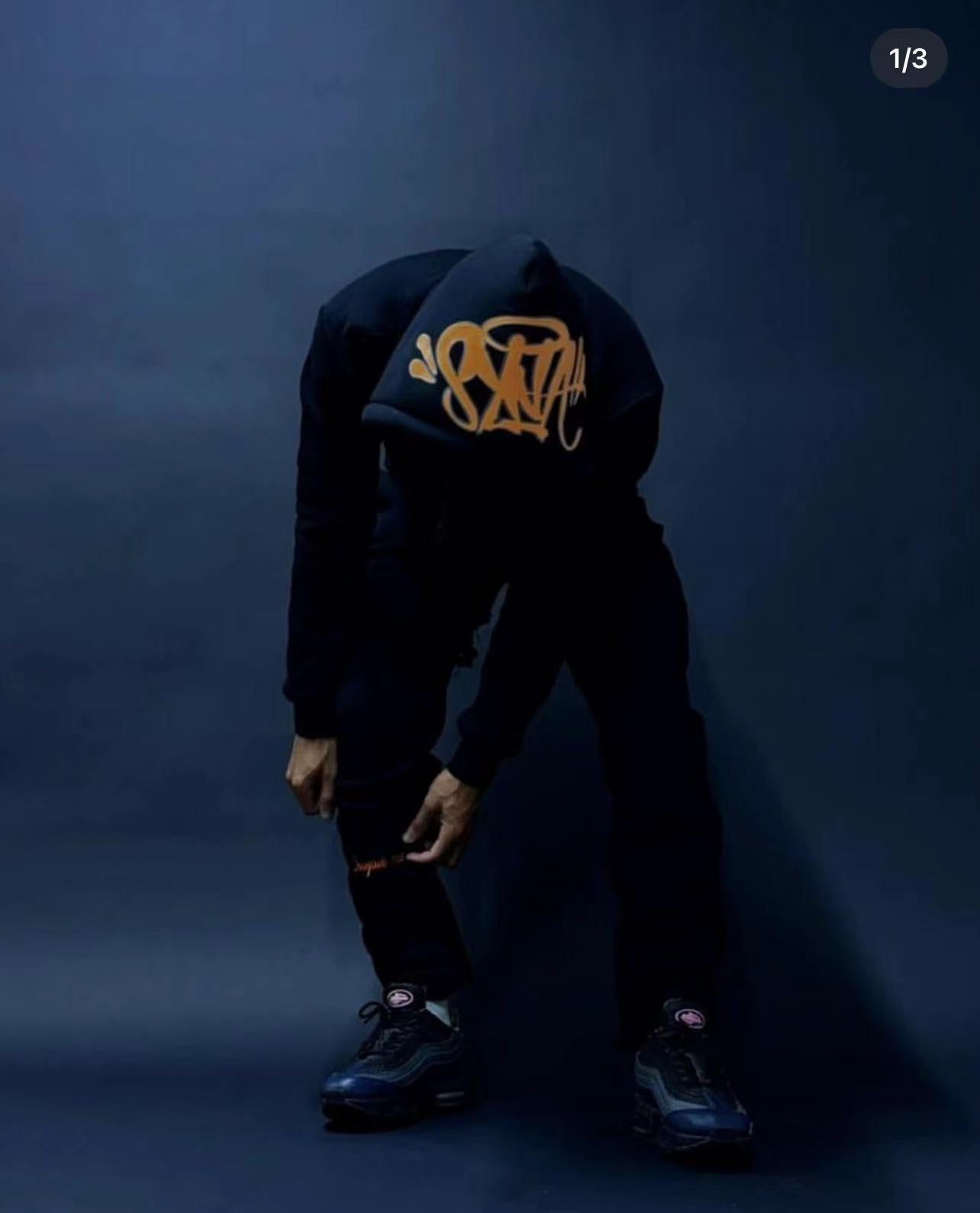 SYNA Tracksuit BLACK/ORANGE