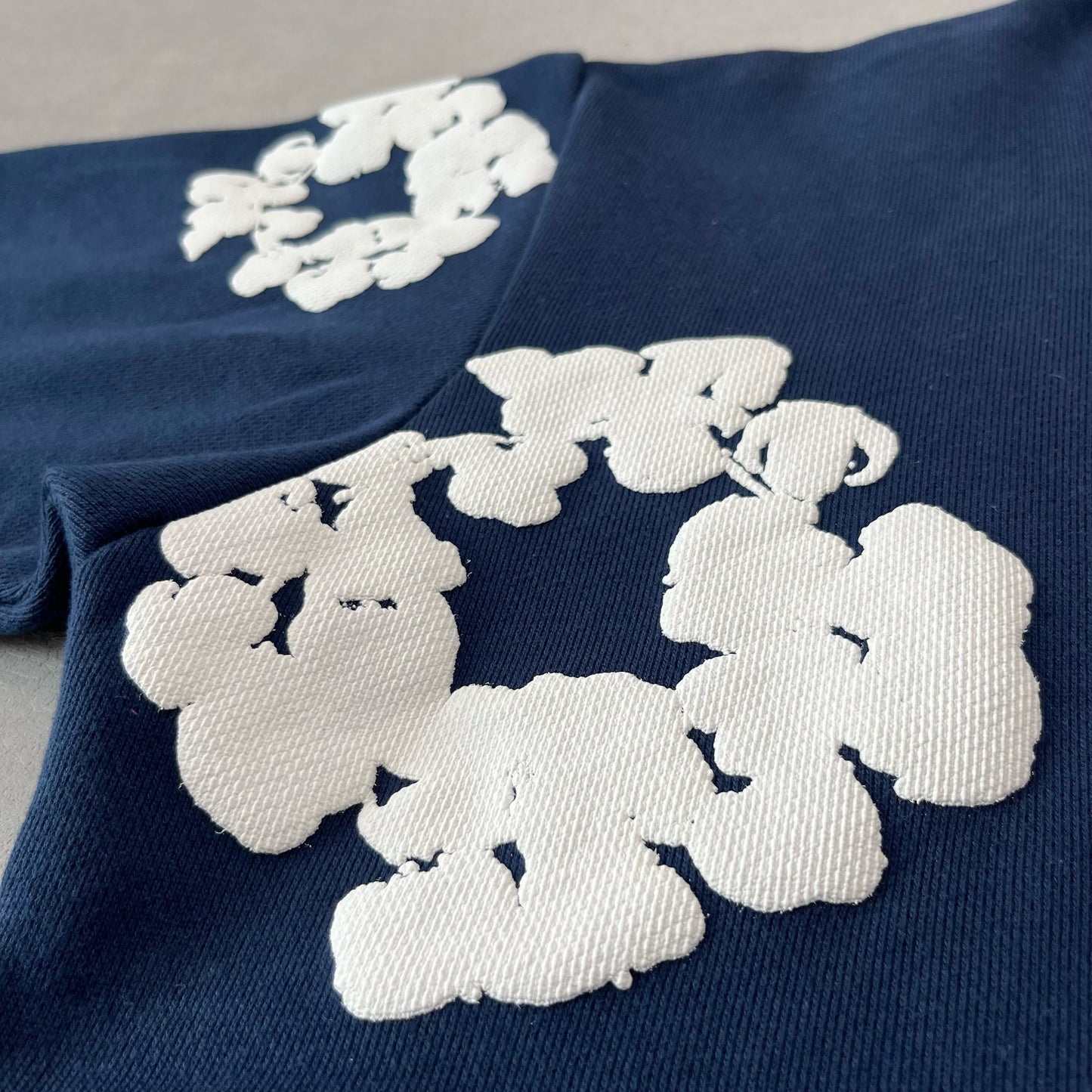 Denim Taers The Cotton Wreath Foodie NAVY/WHITE