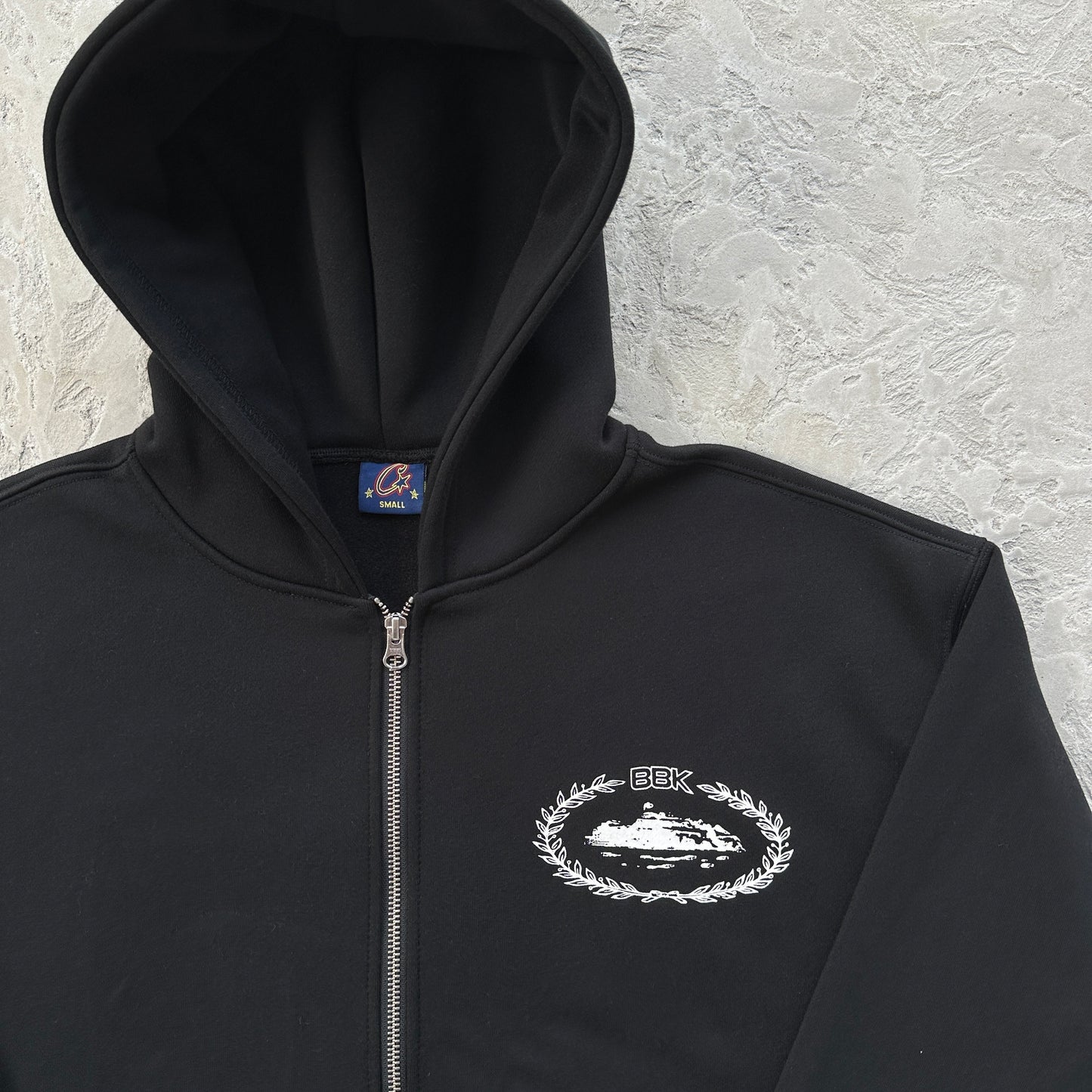 Corteiz Superior V2 Zip-Up Hoodie Black