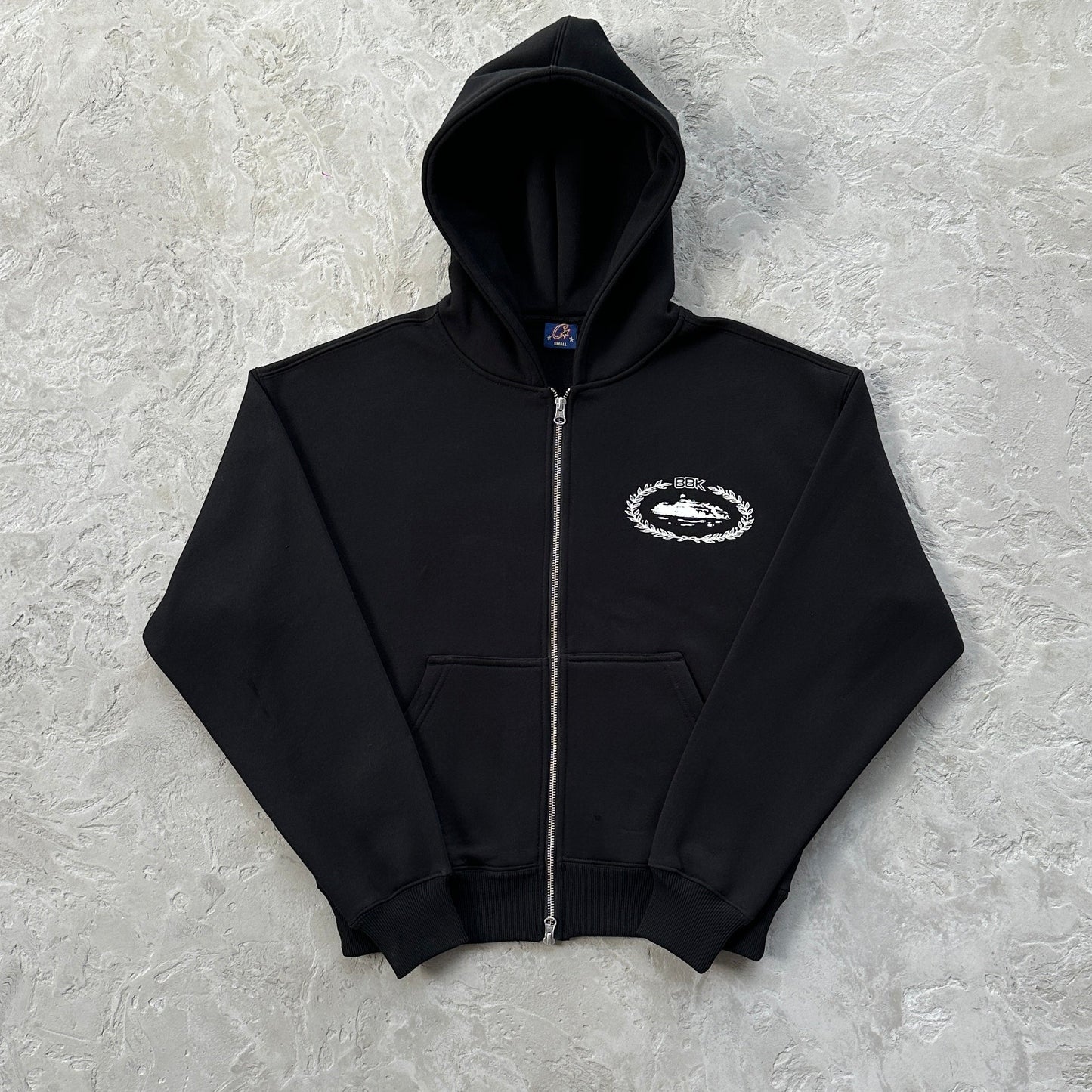 Corteiz Superior V2 Zip-Up Hoodie Black