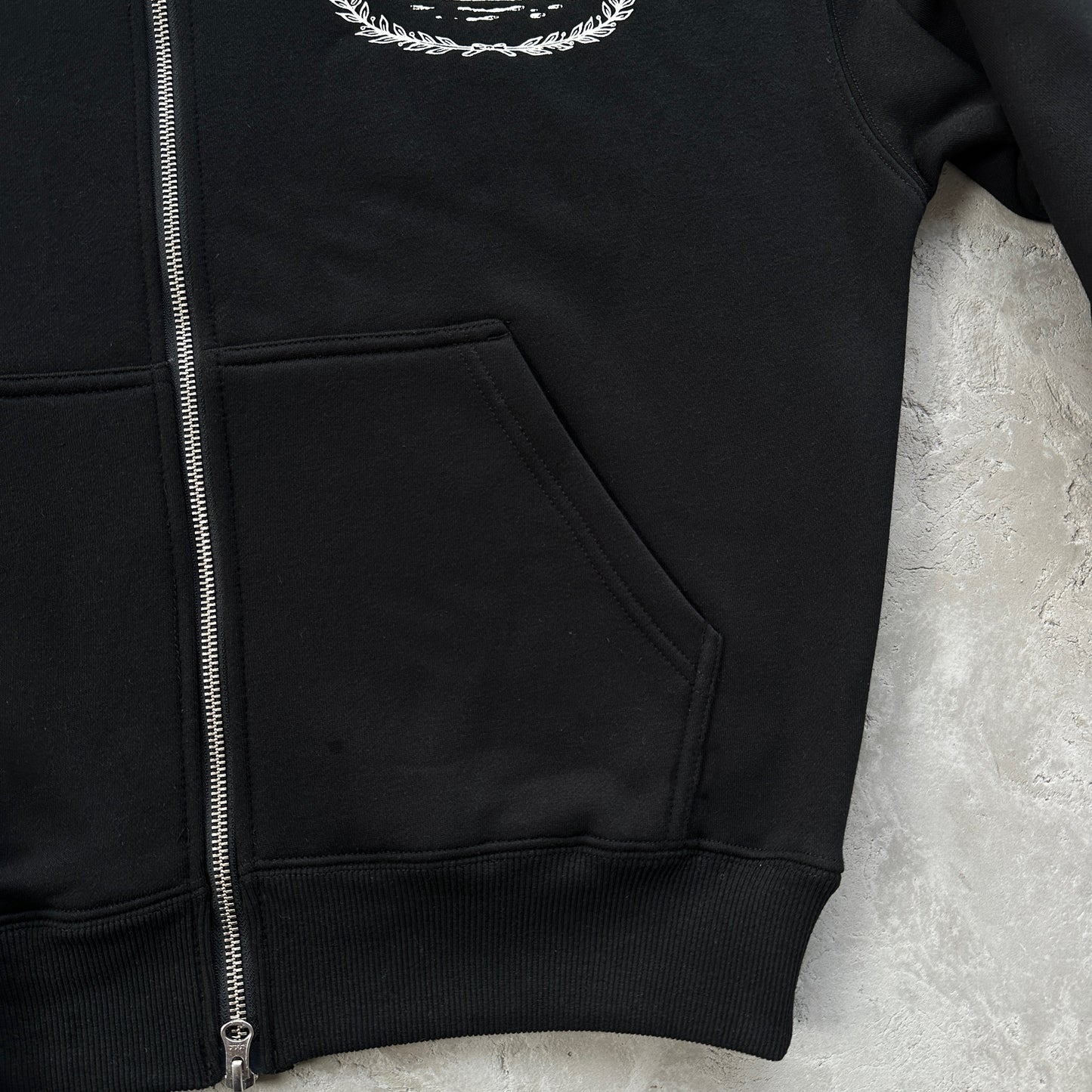 Corteiz Superior V2 Zip-Up Hoodie Black