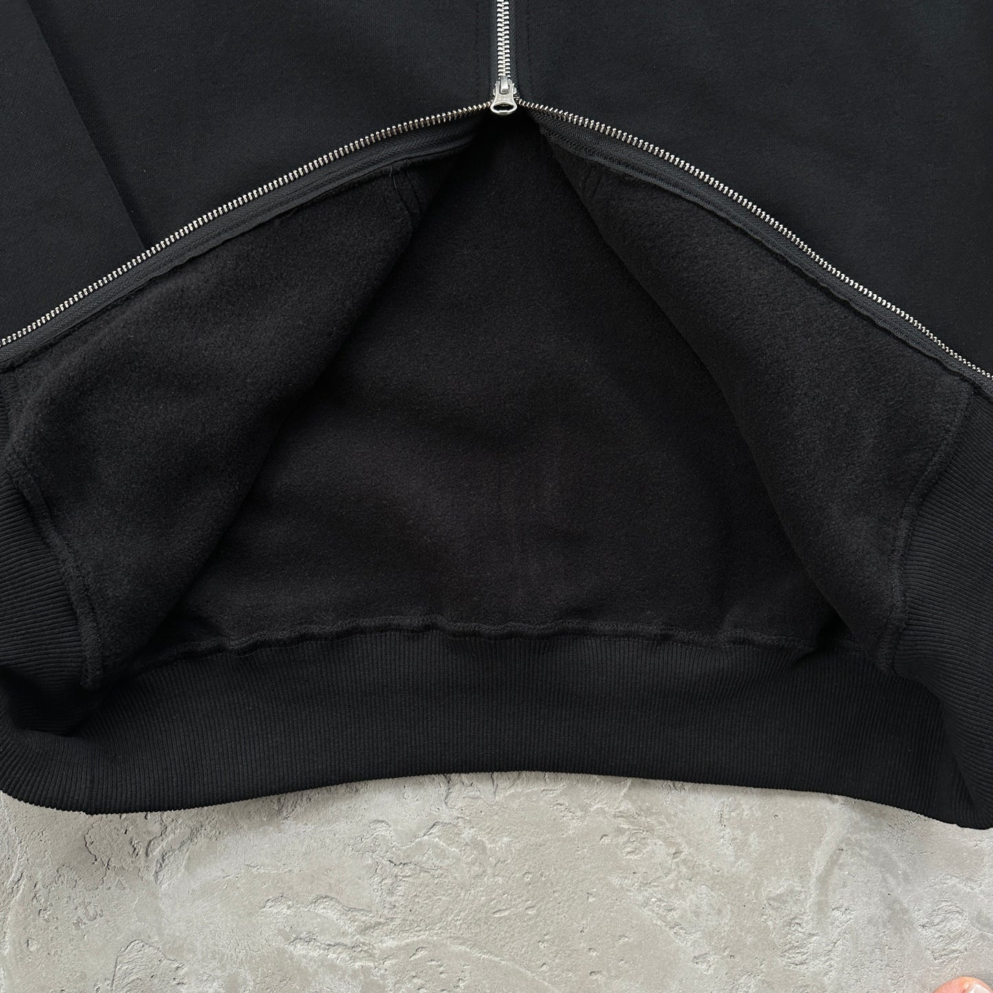 Corteiz Superior V2 Zip-Up Hoodie Black