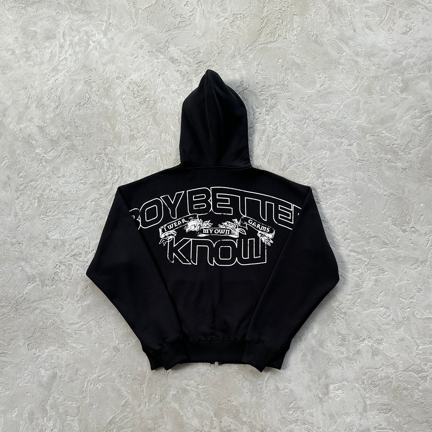 Corteiz Superior V2 Zip-Up Hoodie Black
