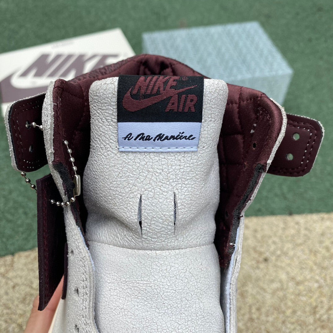 【LJR】A Ma Maniere × Nike Air Jordan 1 Retro High OG "Sail and Burgundy"