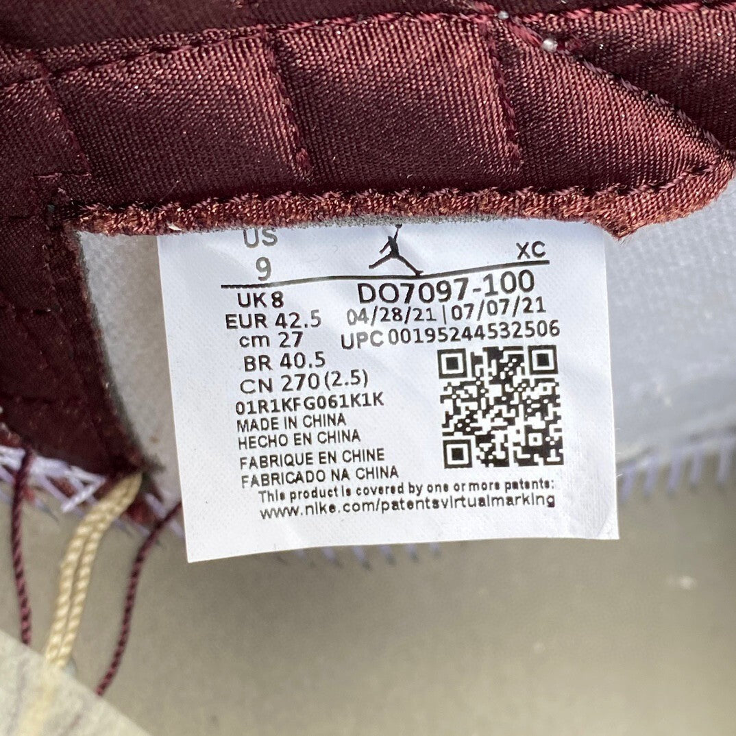 【LJR】A Ma Maniere × Nike Air Jordan 1 Retro High OG "Sail and Burgundy"