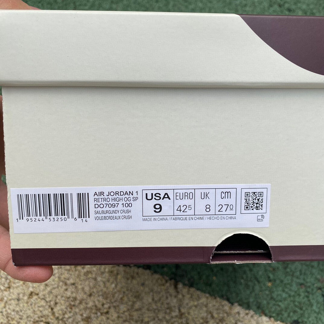 【LJR】A Ma Maniere × Nike Air Jordan 1 Retro High OG "Sail and Burgundy"