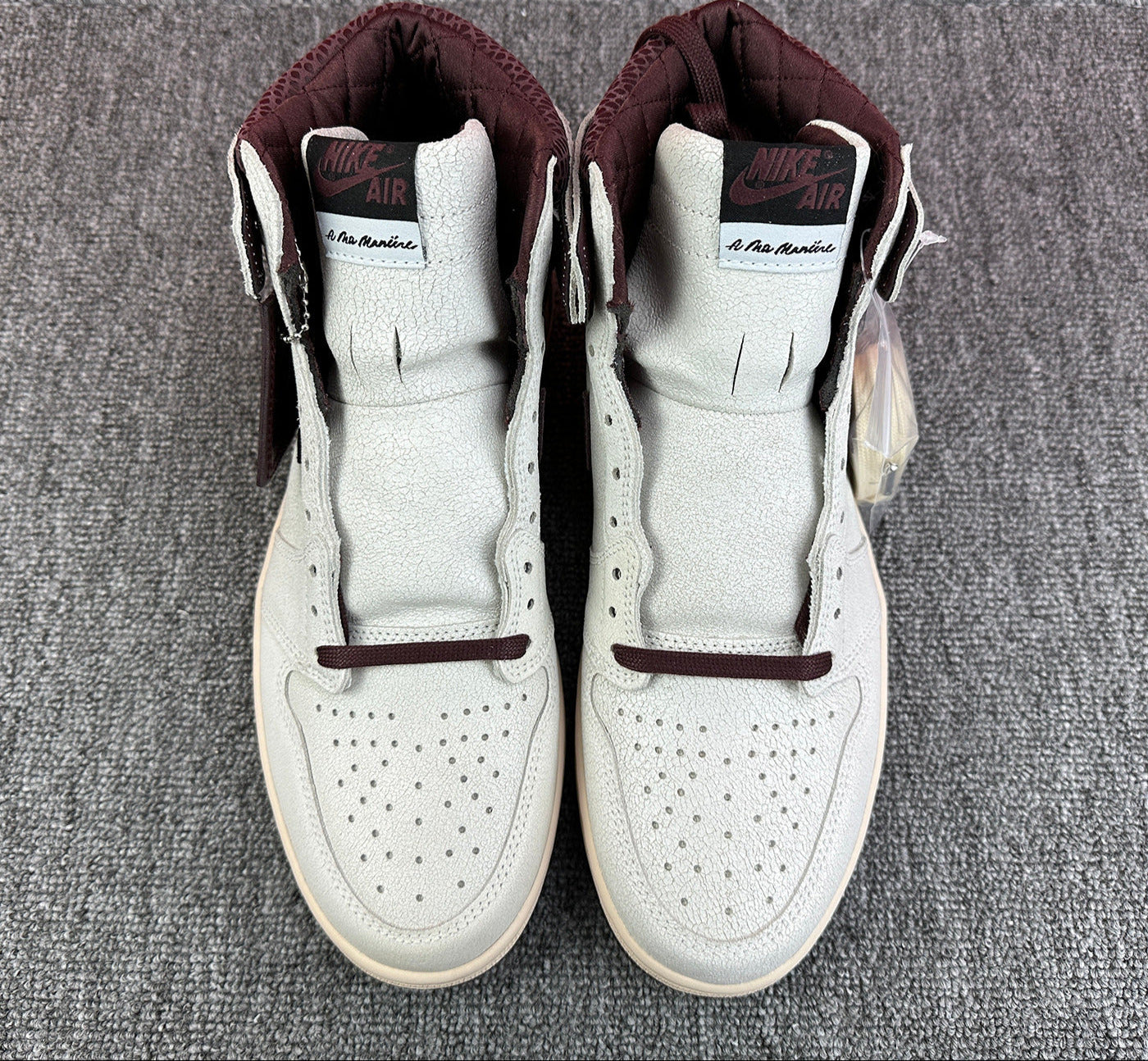 【LJR】A Ma Maniere × Nike Air Jordan 1 Retro High OG "Sail and Burgundy"