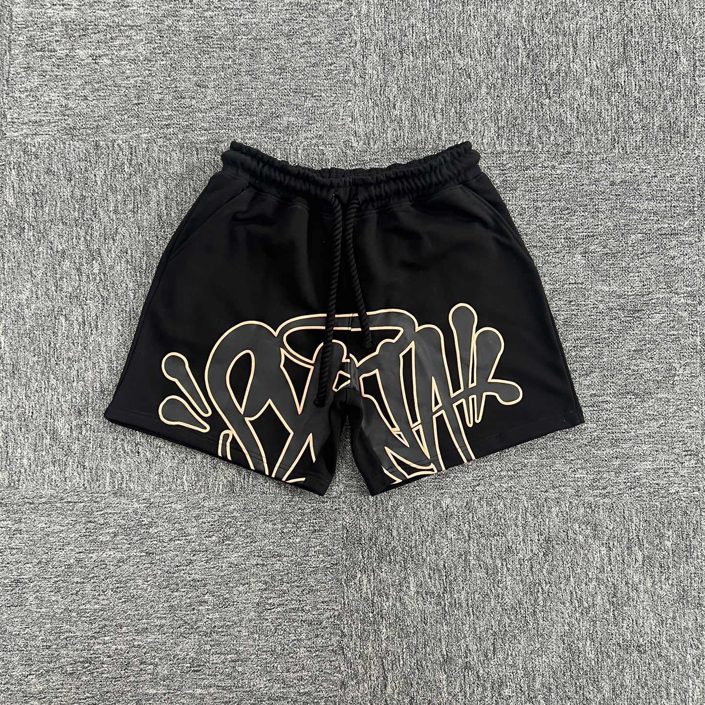 SynaWorld Short Set-Black Rose Gold