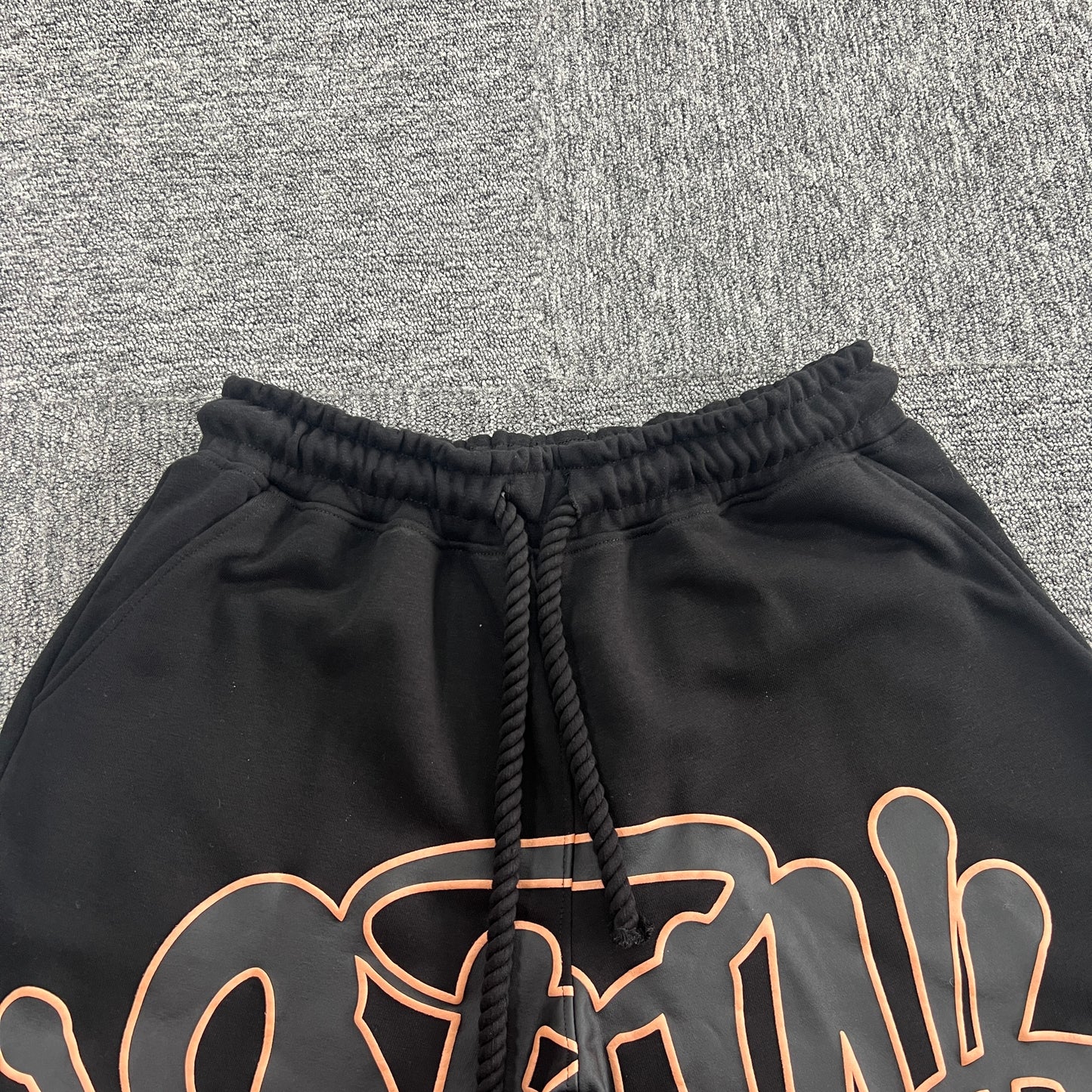 SynaWorld Short Set-Black Rose Gold