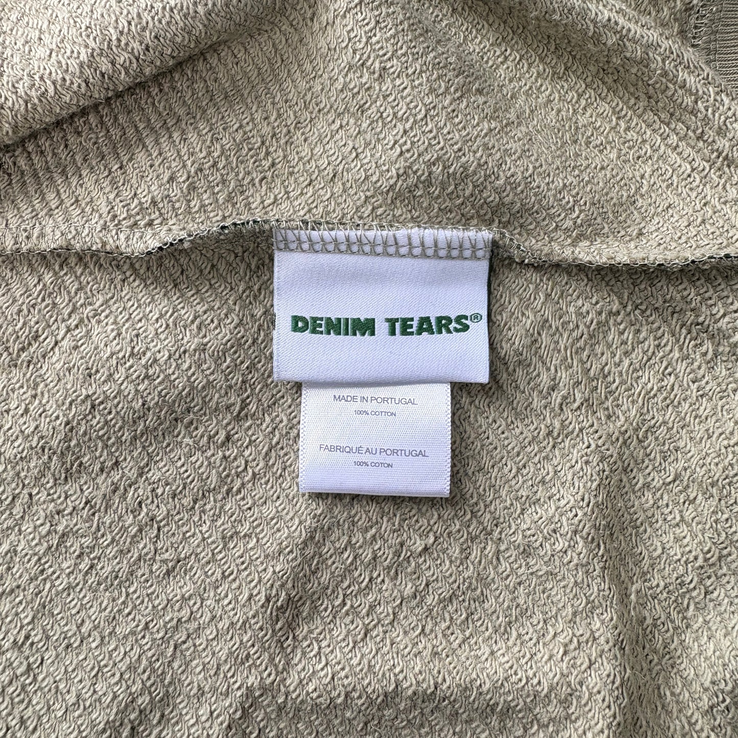 Denim Tears The Cotton Wreath Zip Sweatshirt