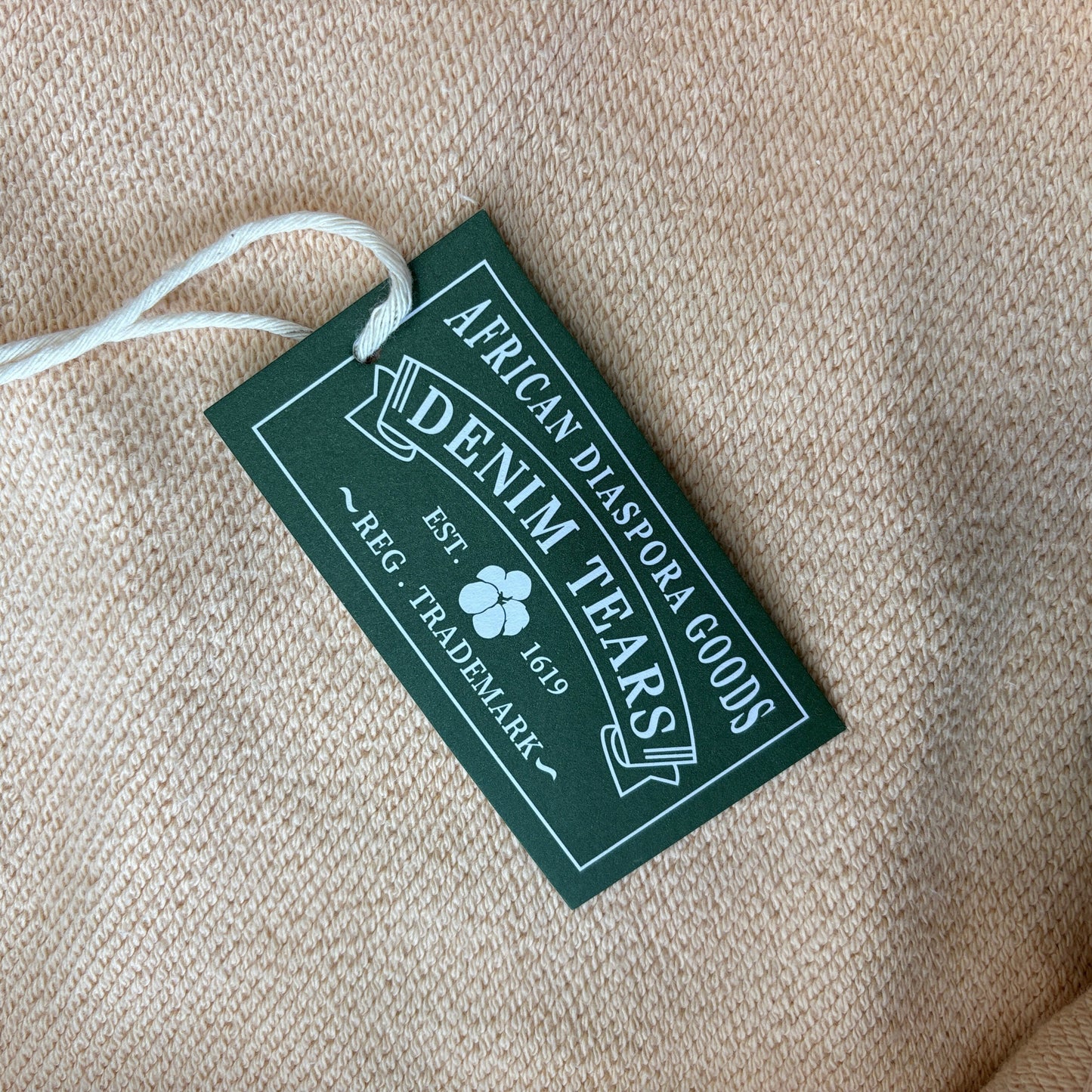 Denim Tears The C0tton Wreath Zip Sweatshirt Tan Camo