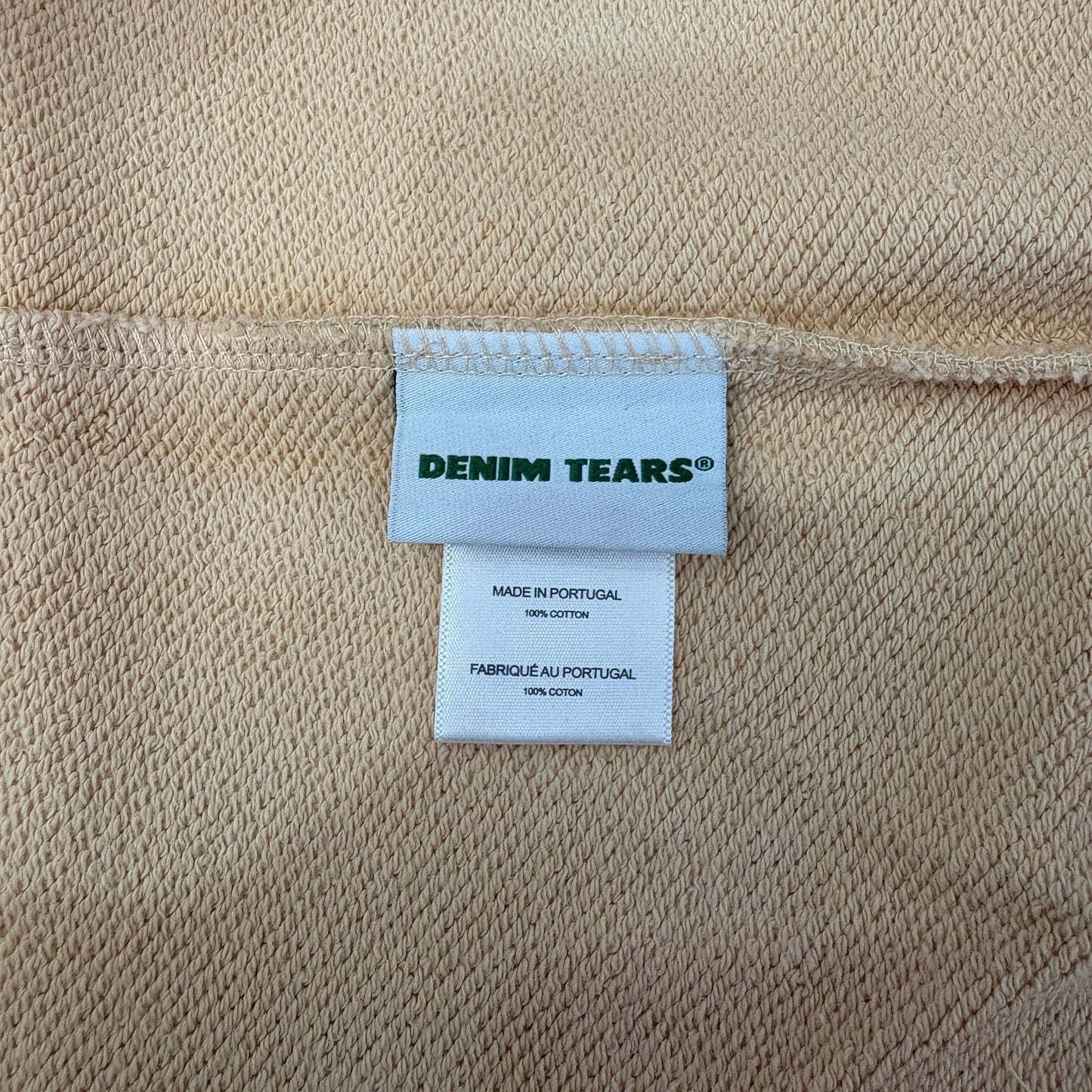 Denim Tears The C0tton Wreath Zip Sweatshirt Tan Camo