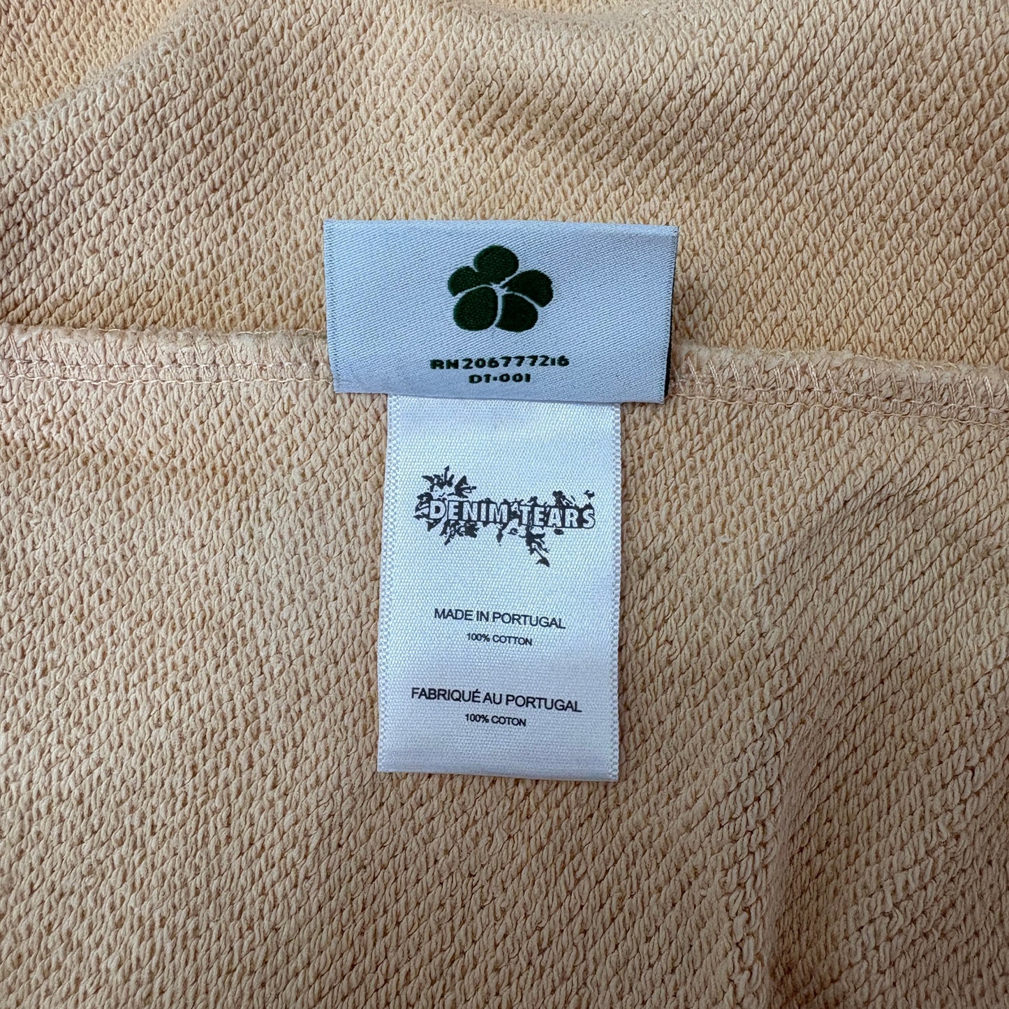 Denim Tears The C0tton Wreath Zip Sweatshirt Tan Camo