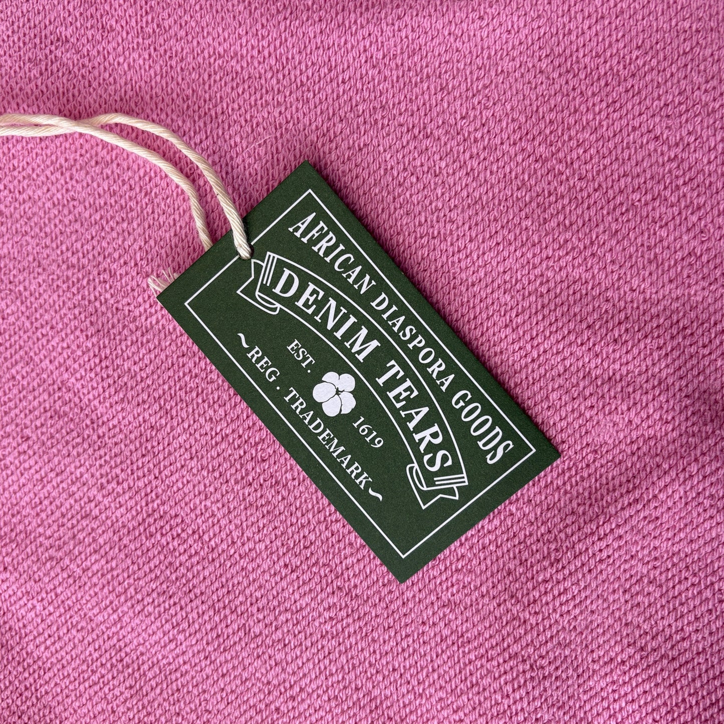Denim Tears The C0tton Wreath Zip Sweatshirt Pink Camo
