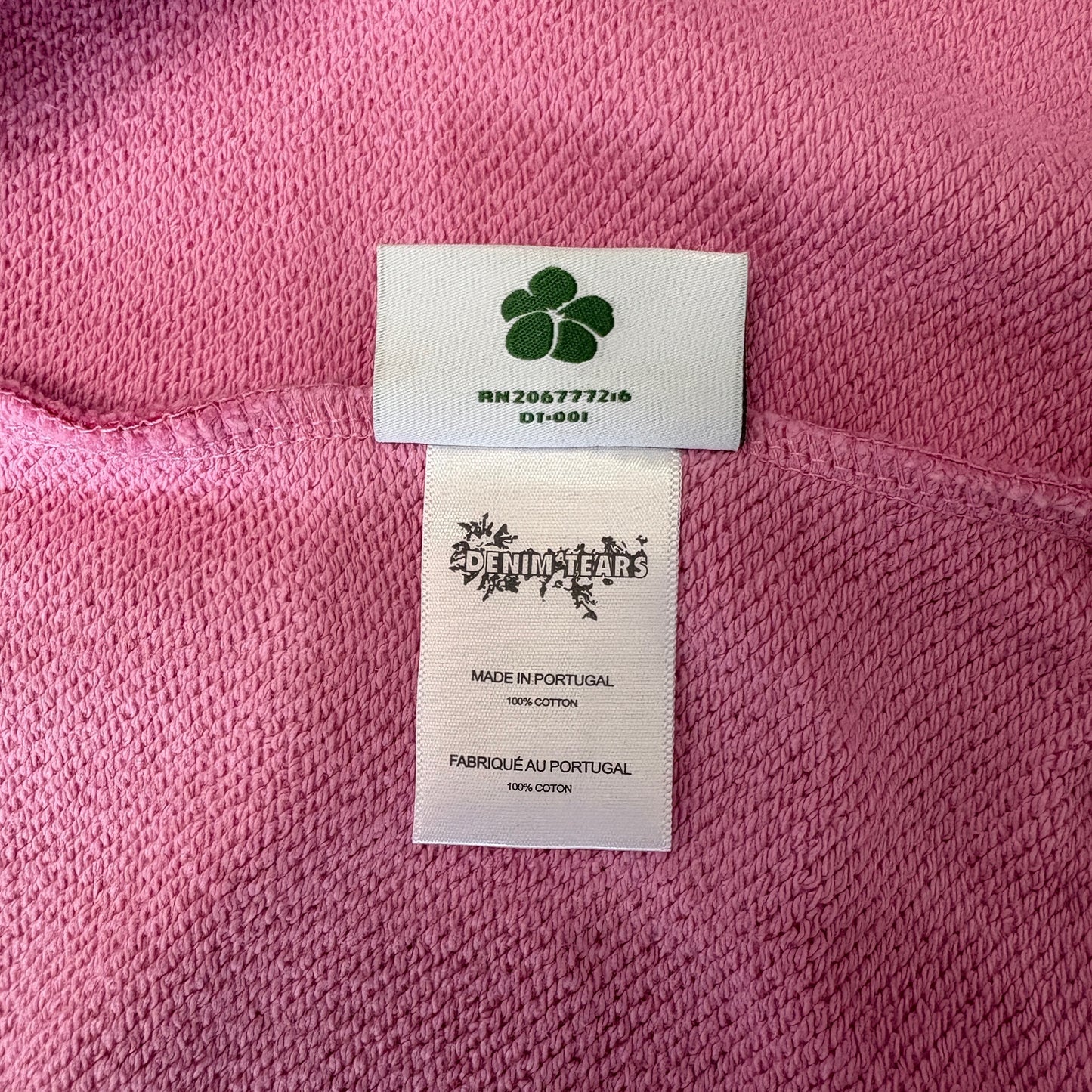 Denim Tears The C0tton Wreath Zip Sweatshirt Pink Camo