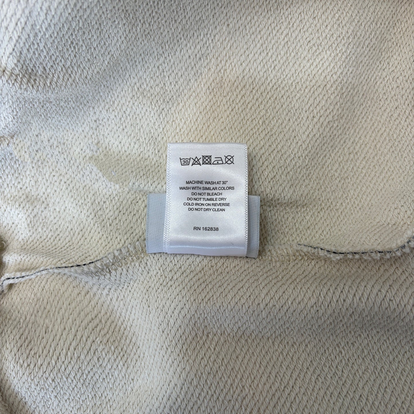 Denim Tears The Cotton Wreath Zip Sweatshirt White Camo