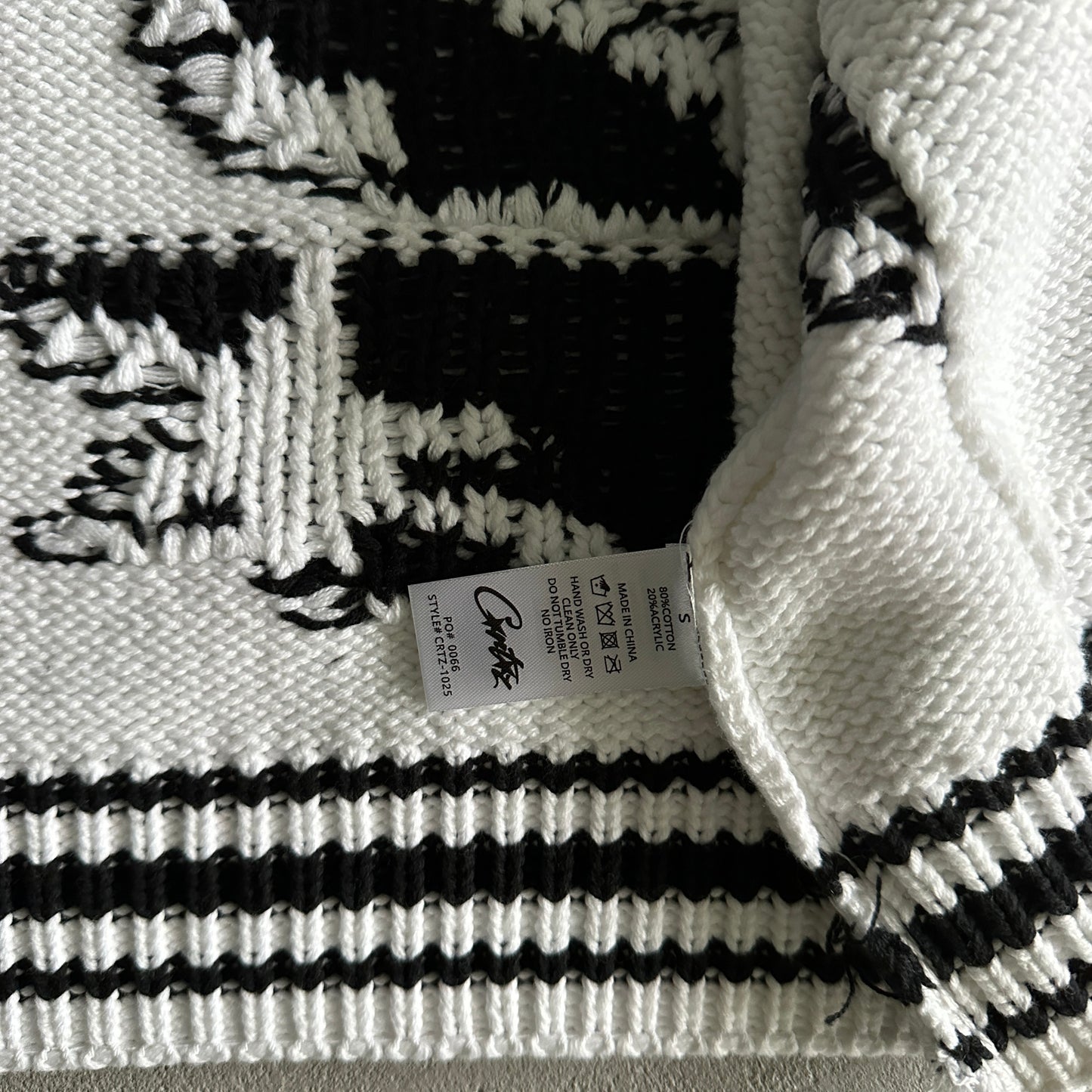 Crteiz VVS Jacquard Knit Zip