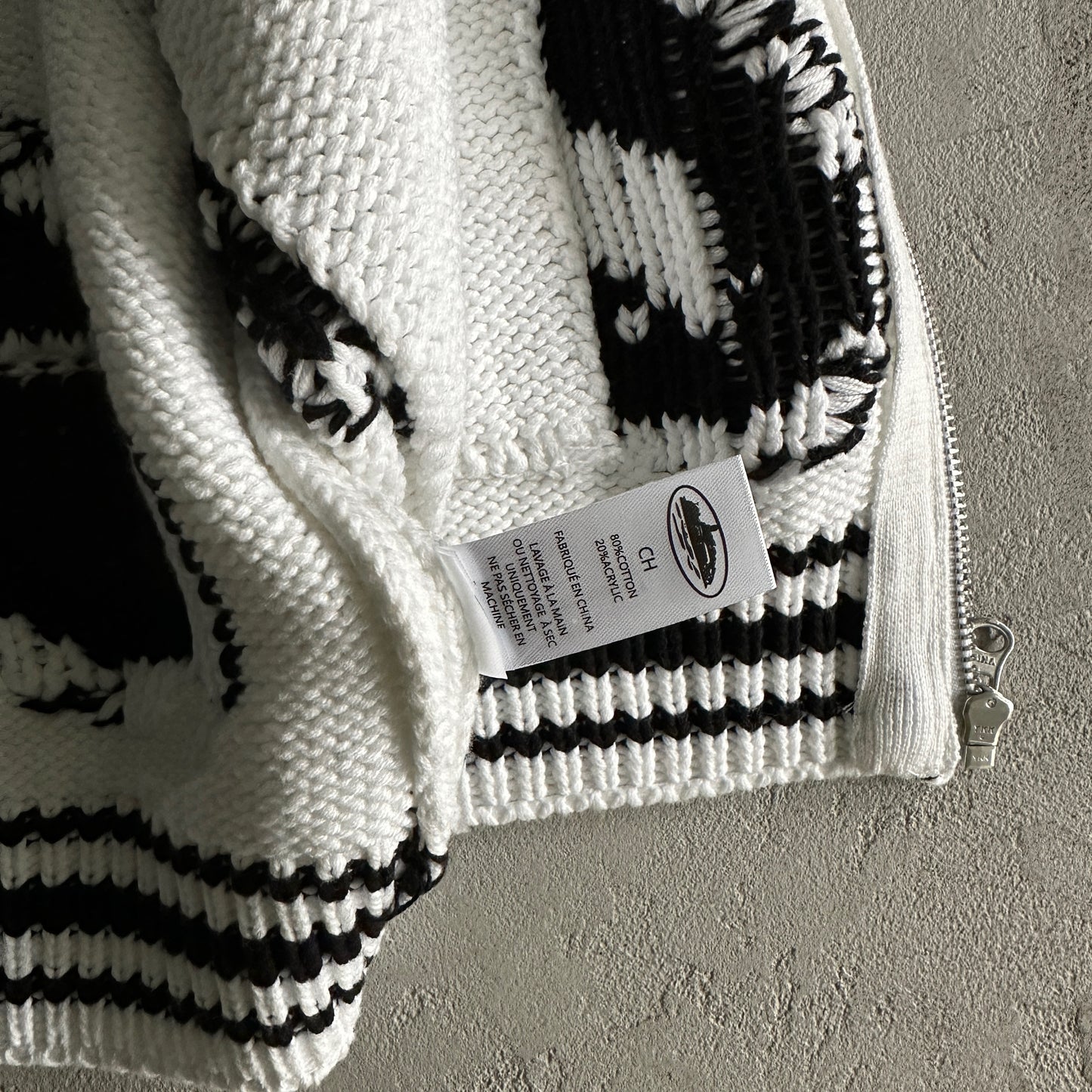 Crteiz VVS Jacquard Knit Zip