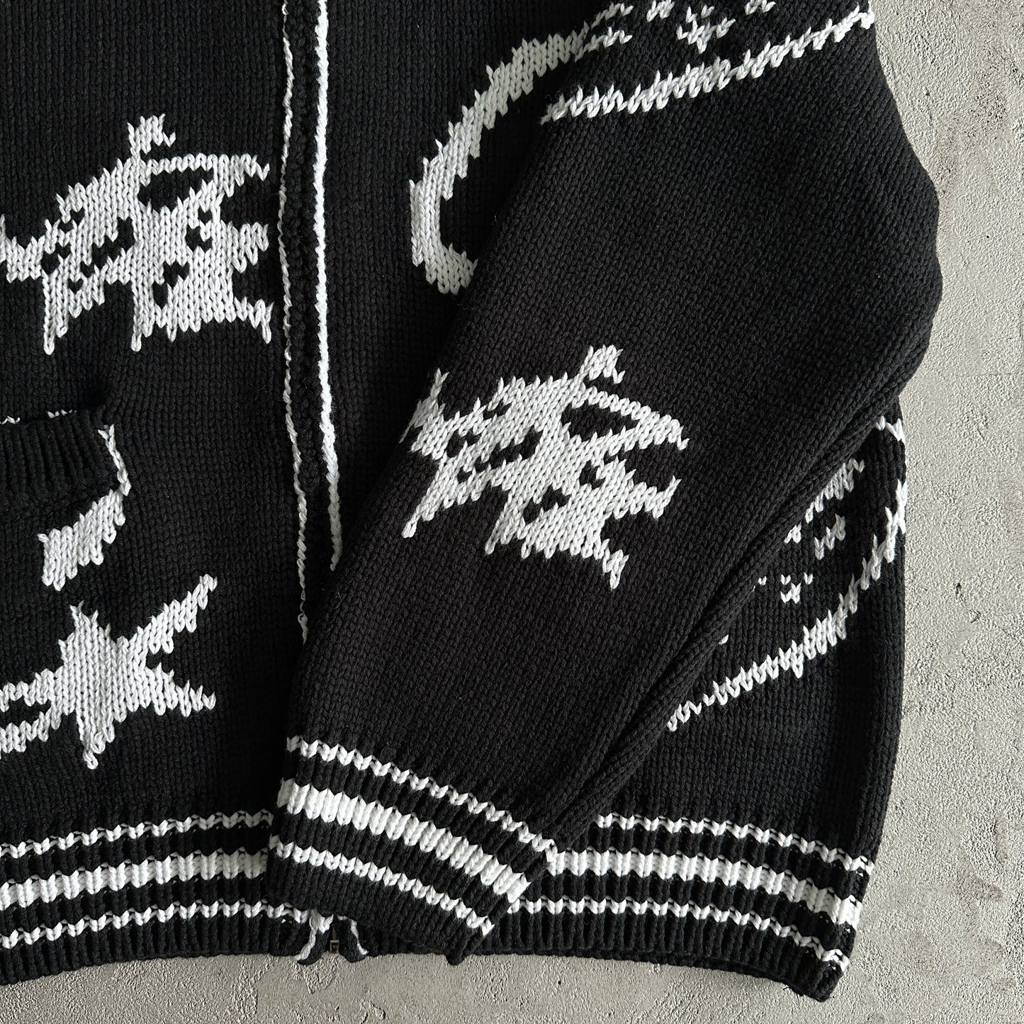 Crteiz VVS Jacquard Knit Zip