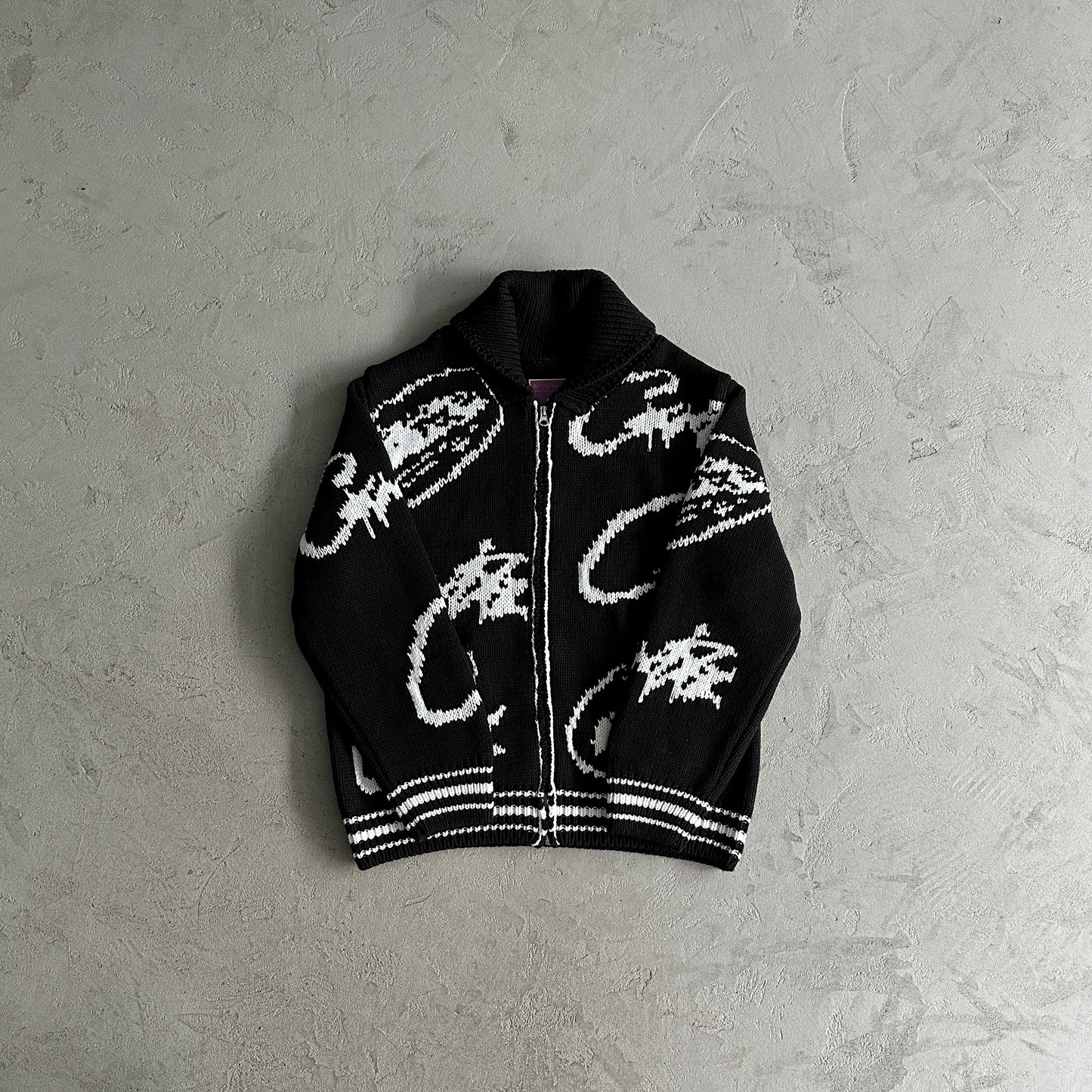 Crteiz VVS Jacquard Knit Zip