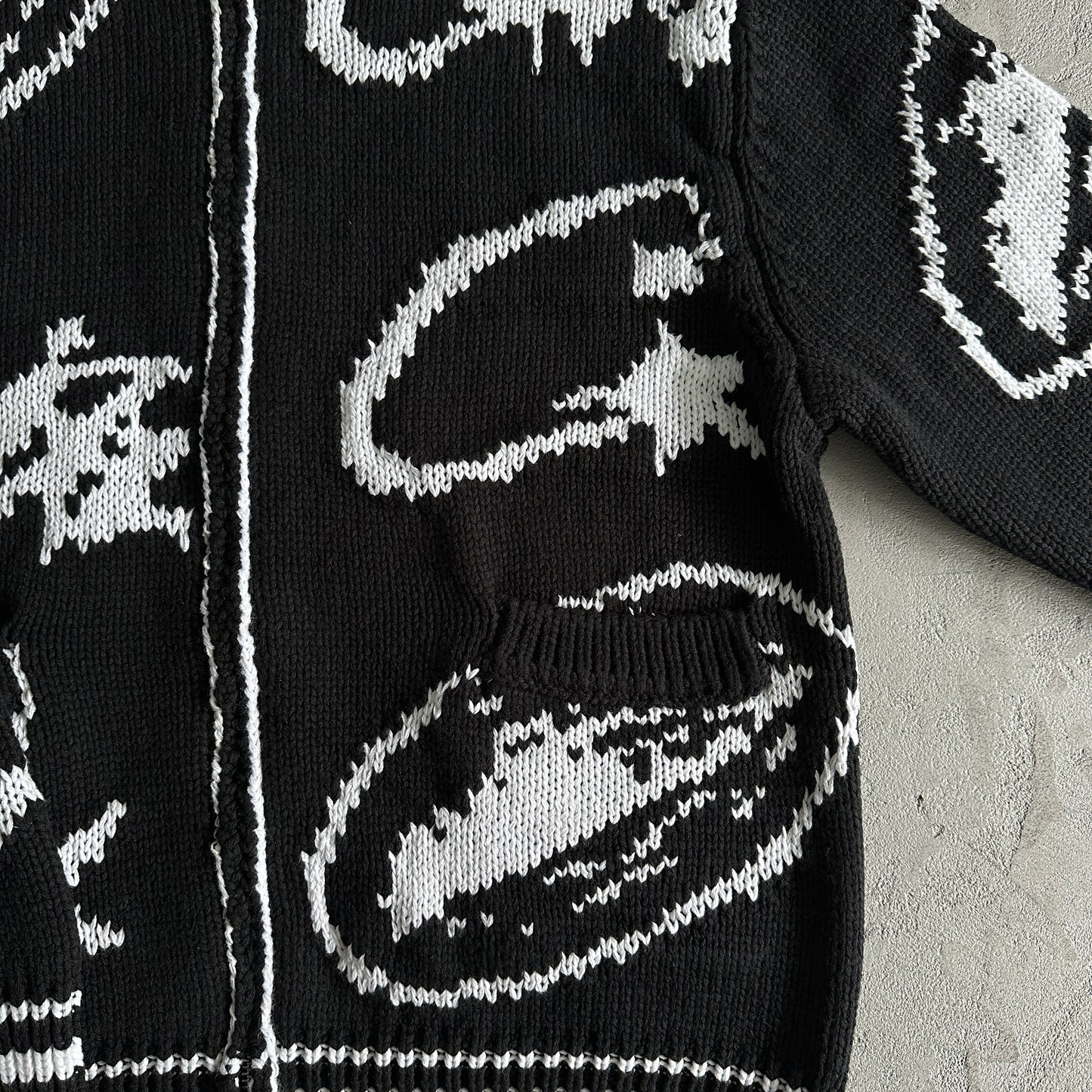 Crteiz VVS Jacquard Knit Zip