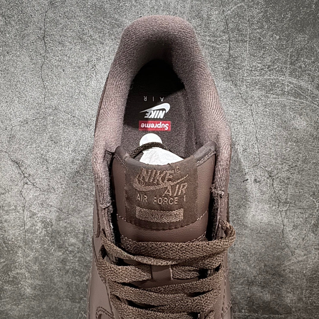 【OWF】Supreme xNike Air Force1 BROWN