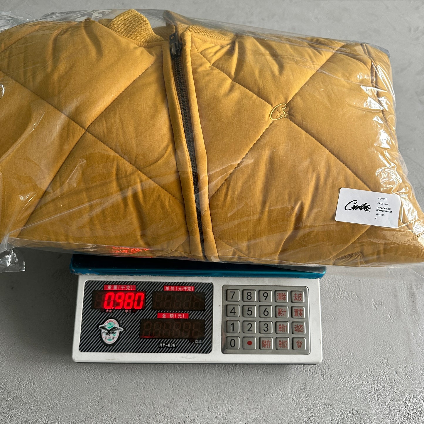 Corteiz Olde English Quilted Bomber Jacket