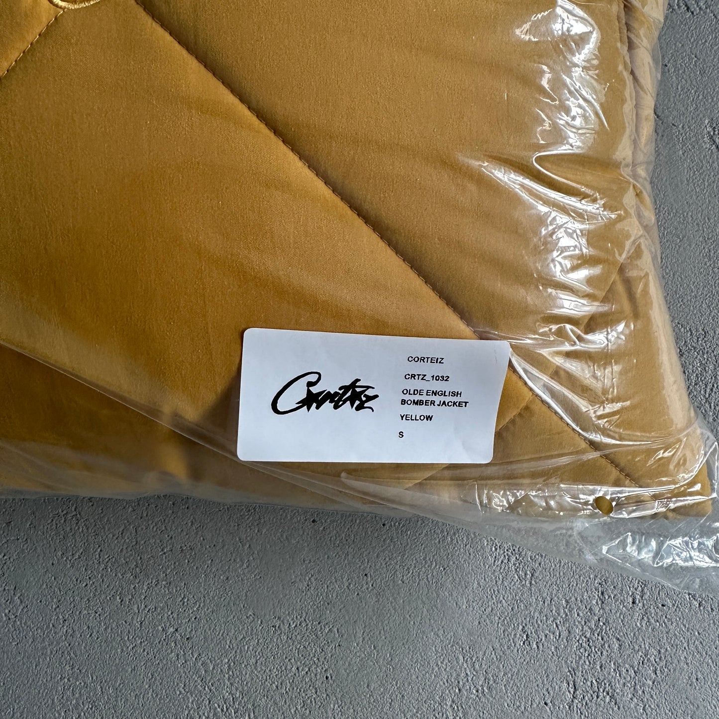 Corteiz Olde English Quilted Bomber Jacket
