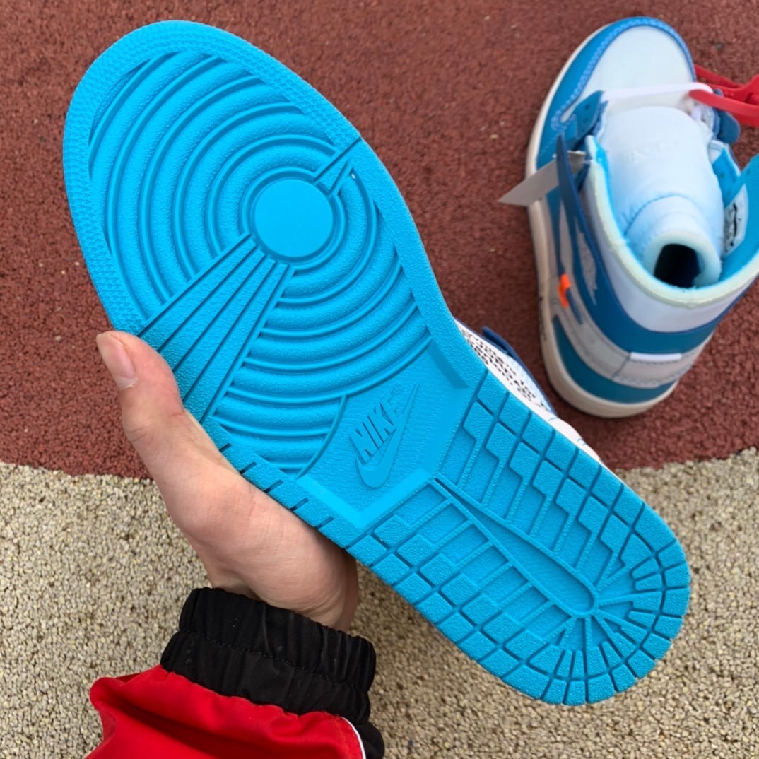 【LJR】 OFF-WHITE x Jordan Air Jordan 1 Retro High OG "UNC"