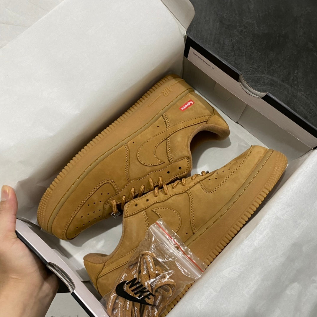 【OWF】Supreme xNike Air Force 1 Flax
