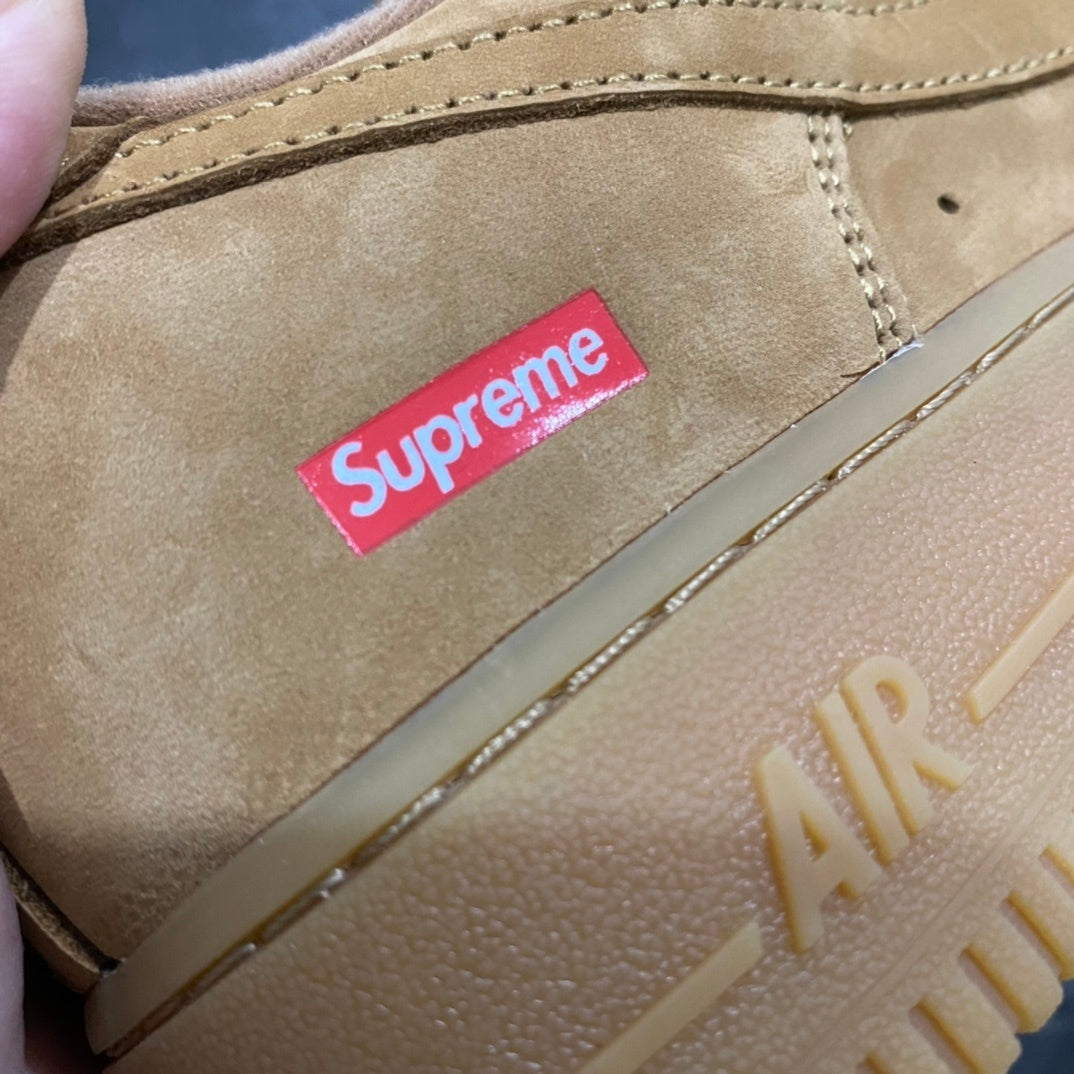 【OWF】Supreme xNike Air Force 1 Flax