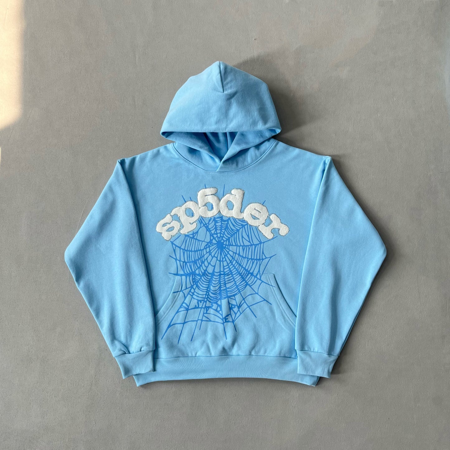 Sp5der Web Hoodie Sky BIue